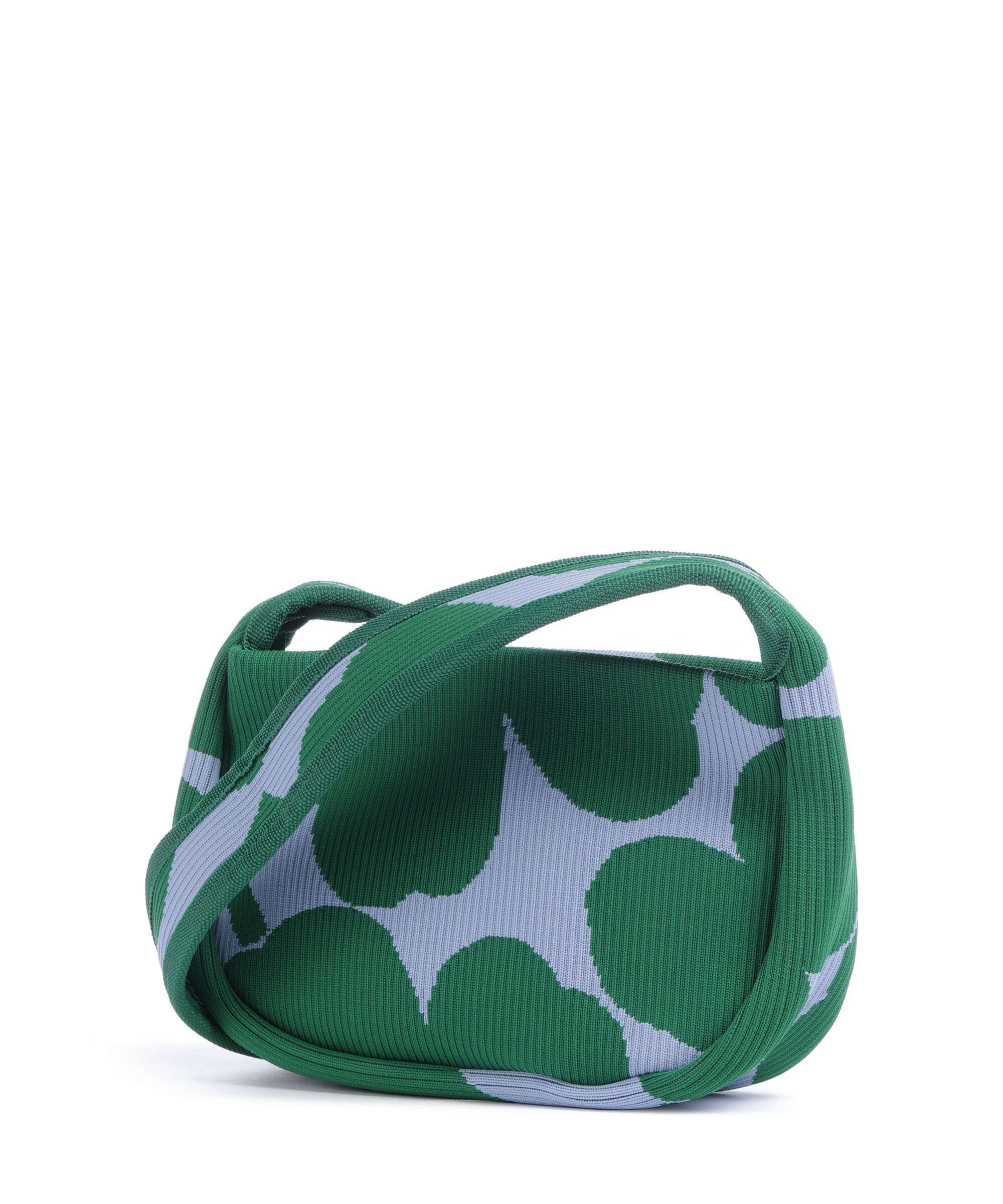 Marimekko Knitted Unikko Shoulder bag dark green/blue - Image 2