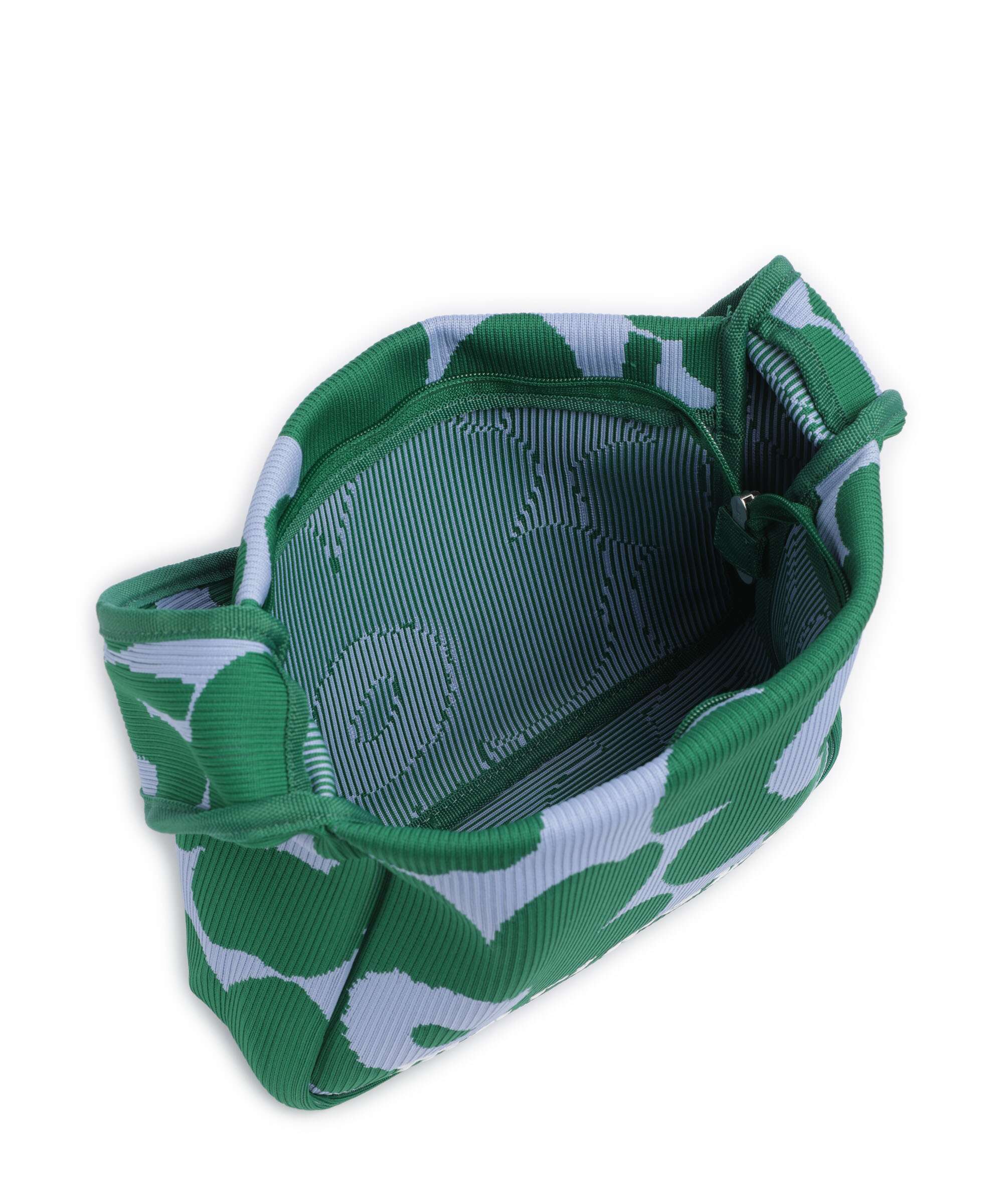 Marimekko Knitted Unikko Shoulder bag dark green/blue - Image 5