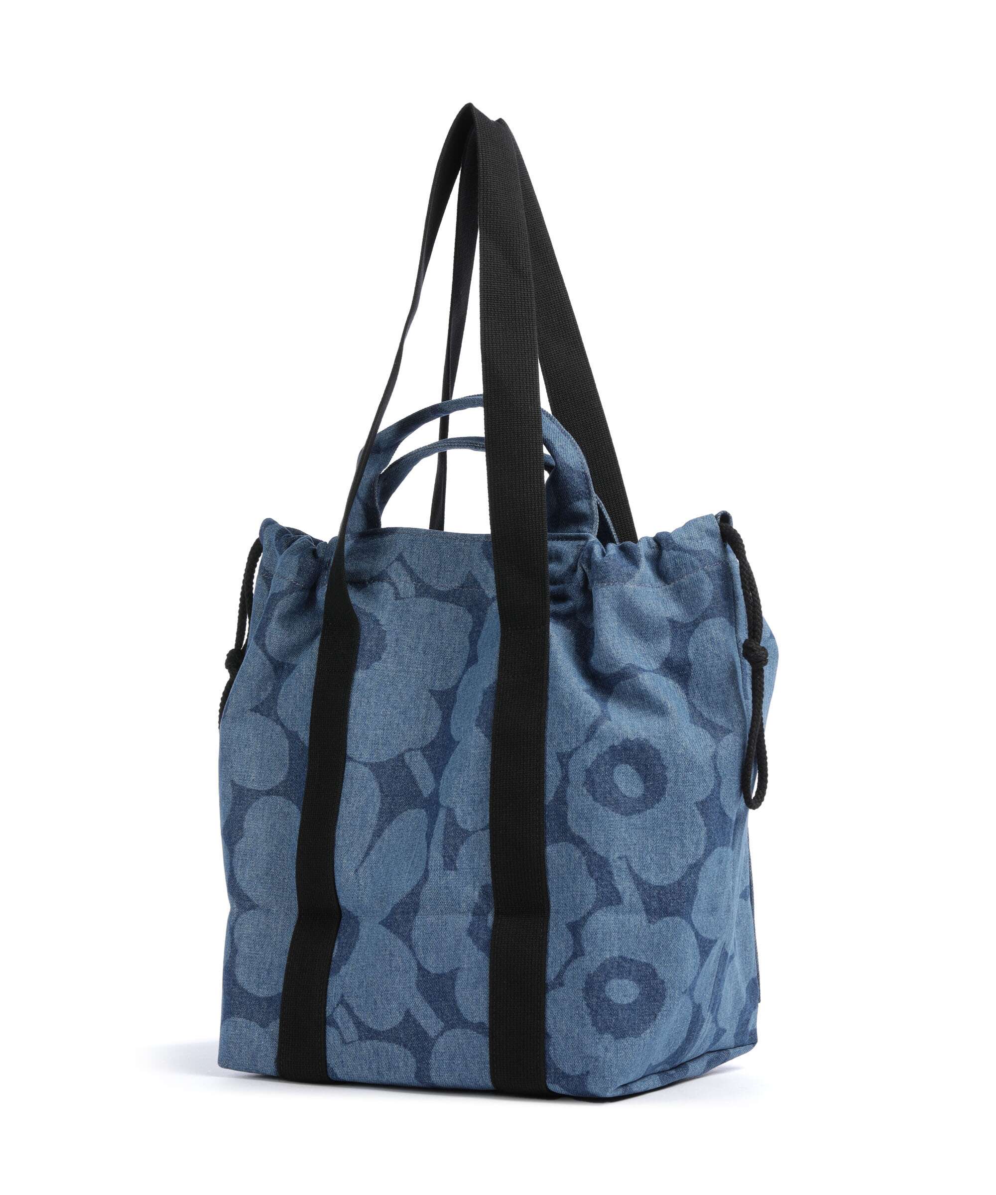 Marimekko Mono City Unikko Tote bag mid indigo - Image 2