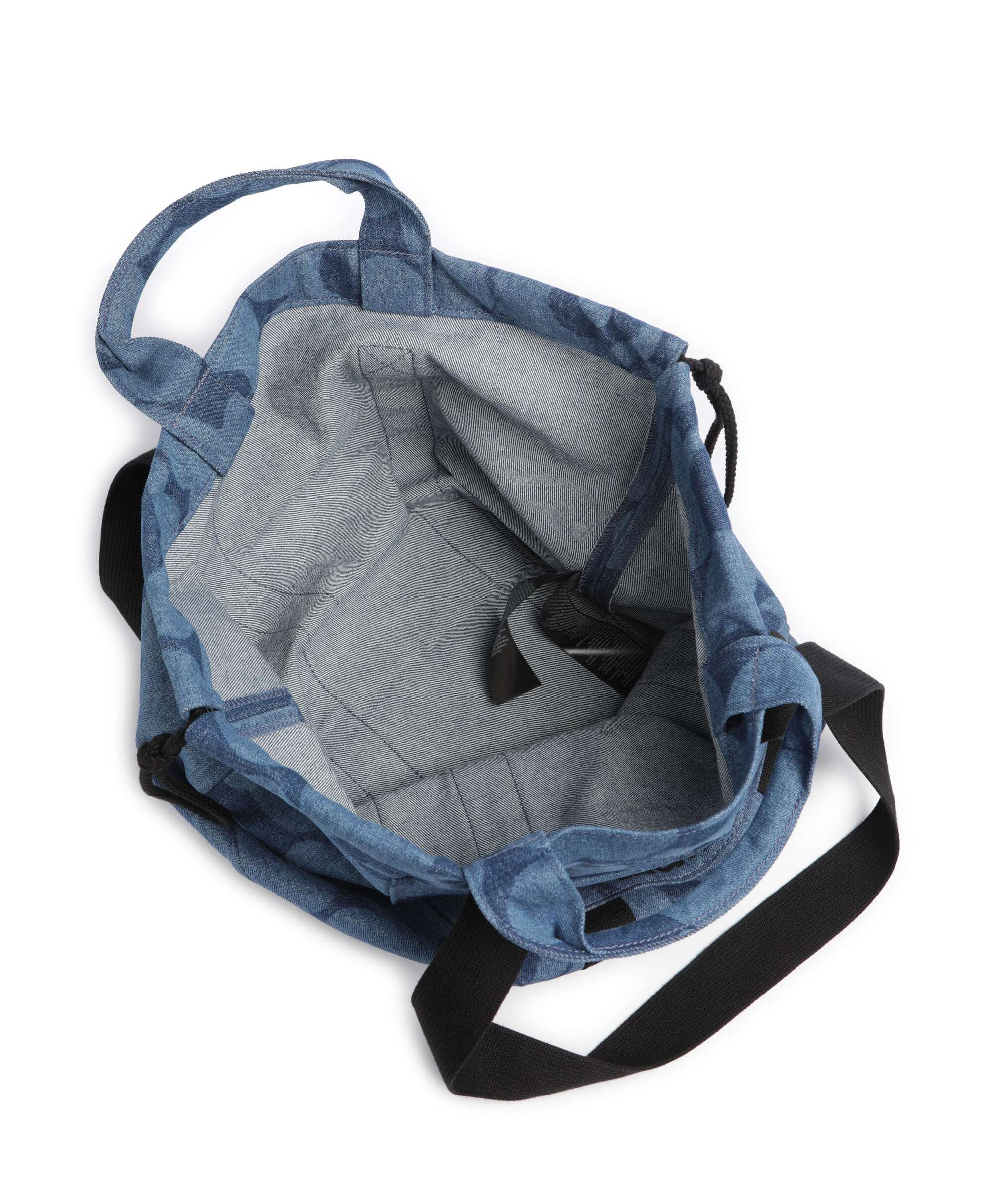 Marimekko Mono City Unikko Tote bag mid indigo - Image 5