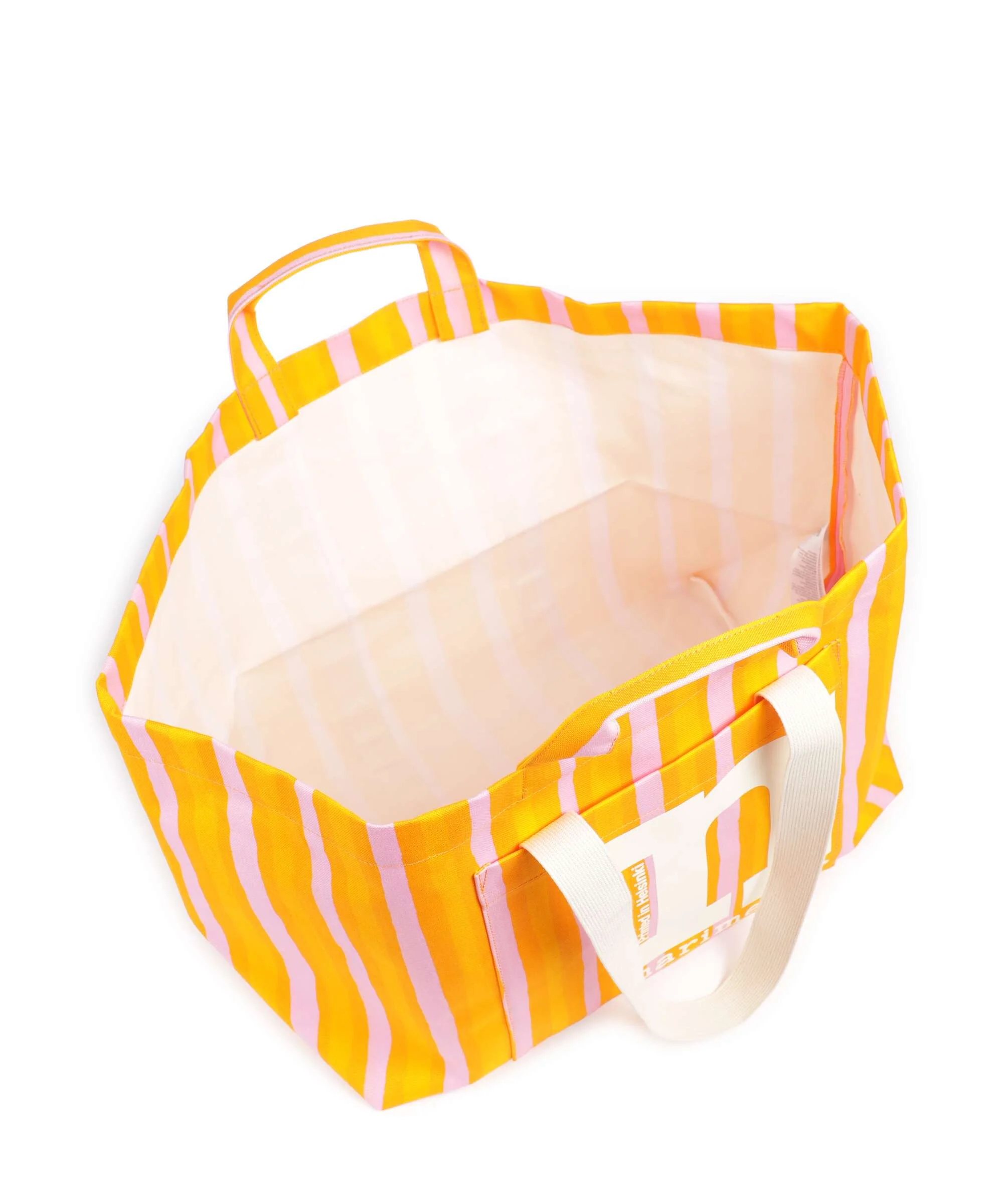 Marimekko Mono City XL Tote bag orange/pink - Image 5