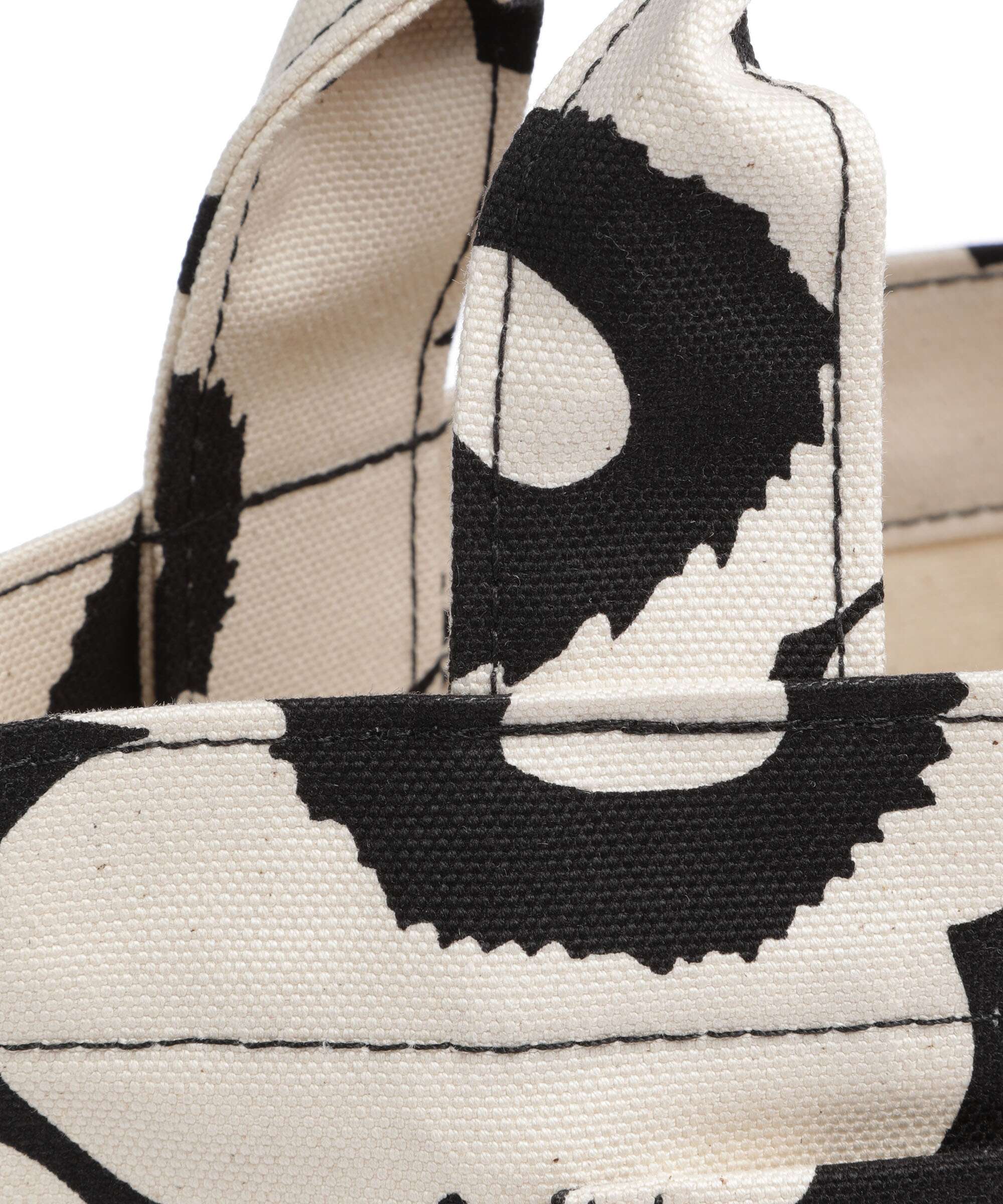 Marimekko Mono Unikko Mini Handbag cotton/black - Image 4