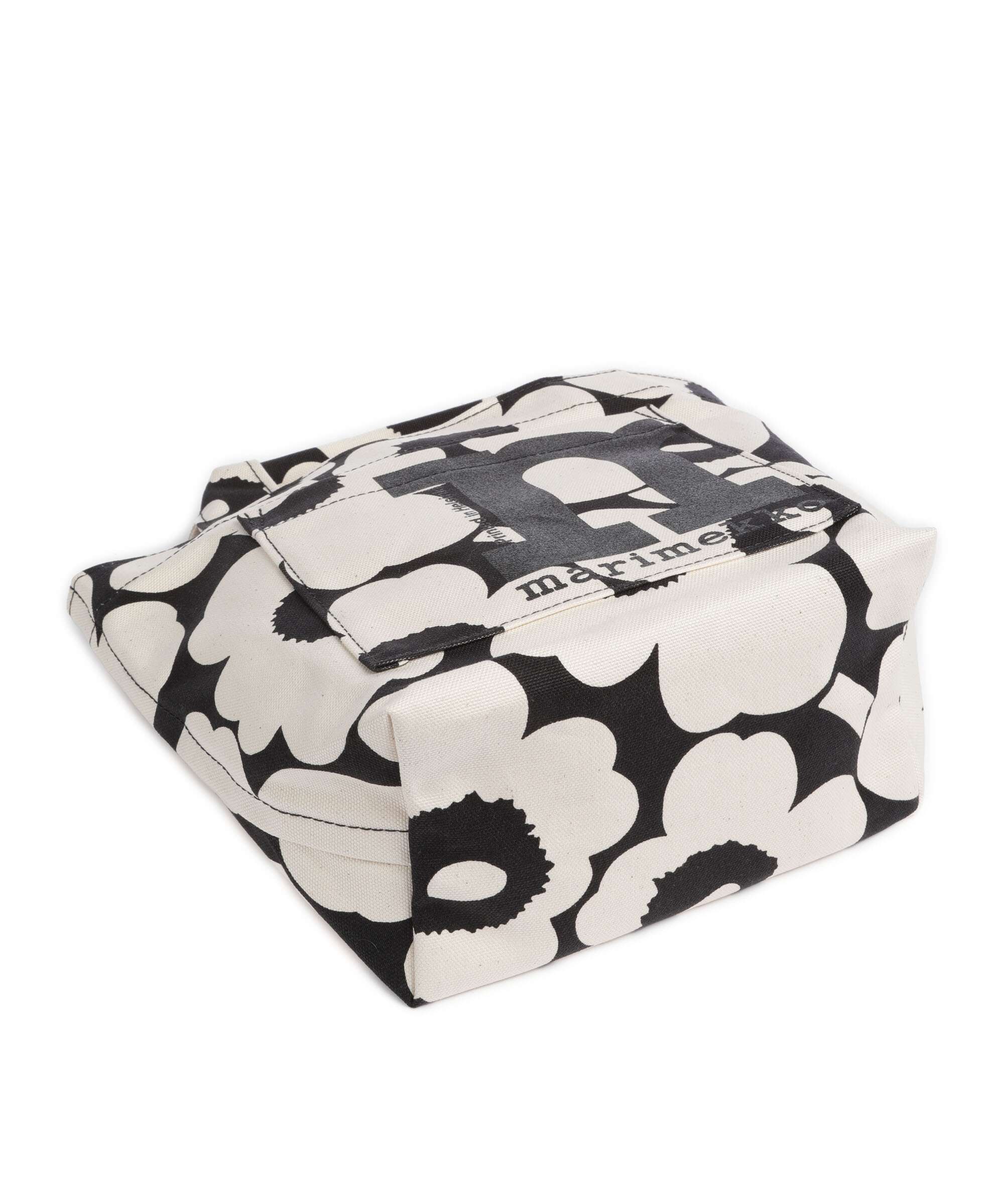 Marimekko Mono Unikko Mini Handbag cotton/black - Image 5