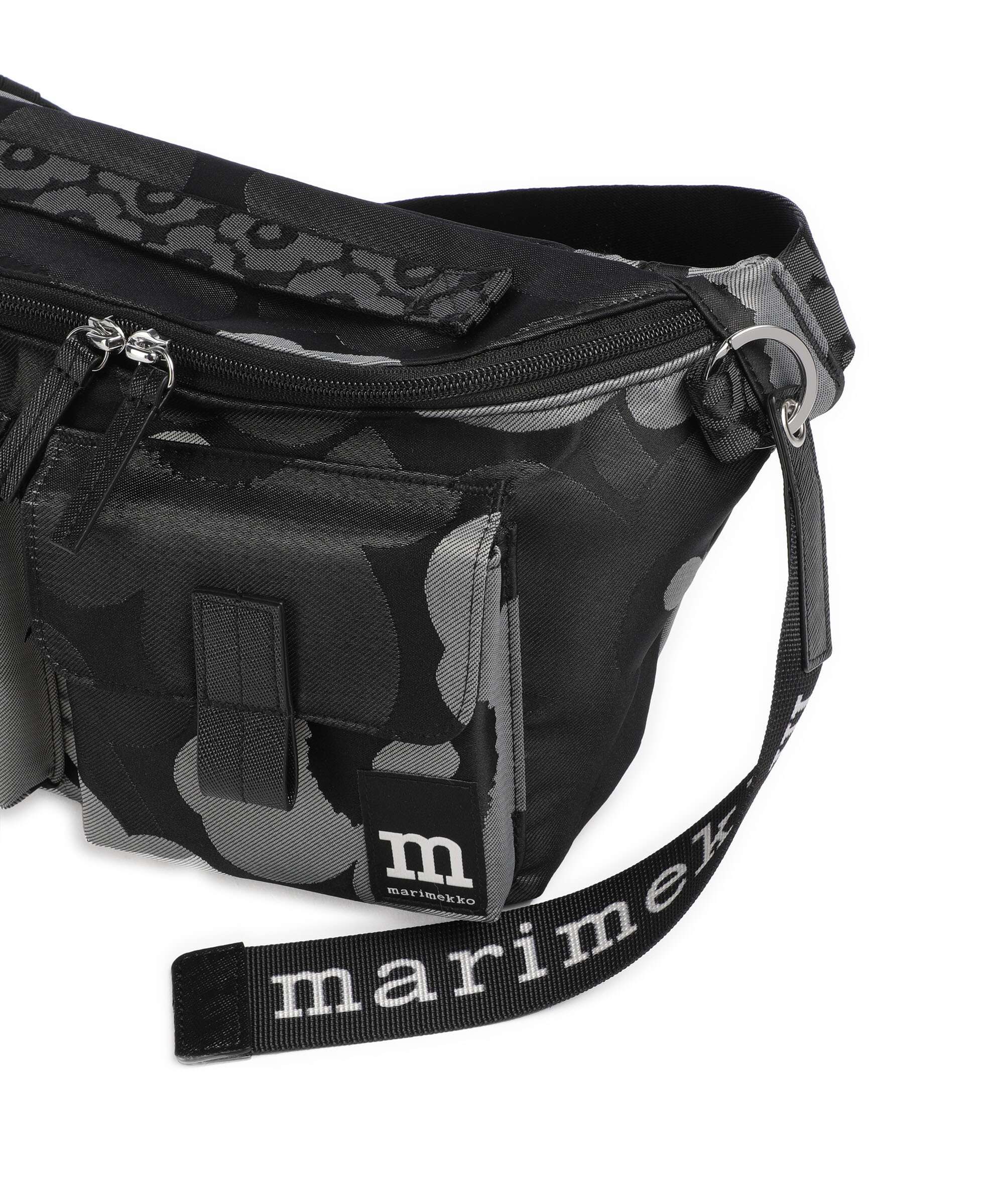 Marimekko Unikko M Crossbody bag grey/dark grey/black - Image 4