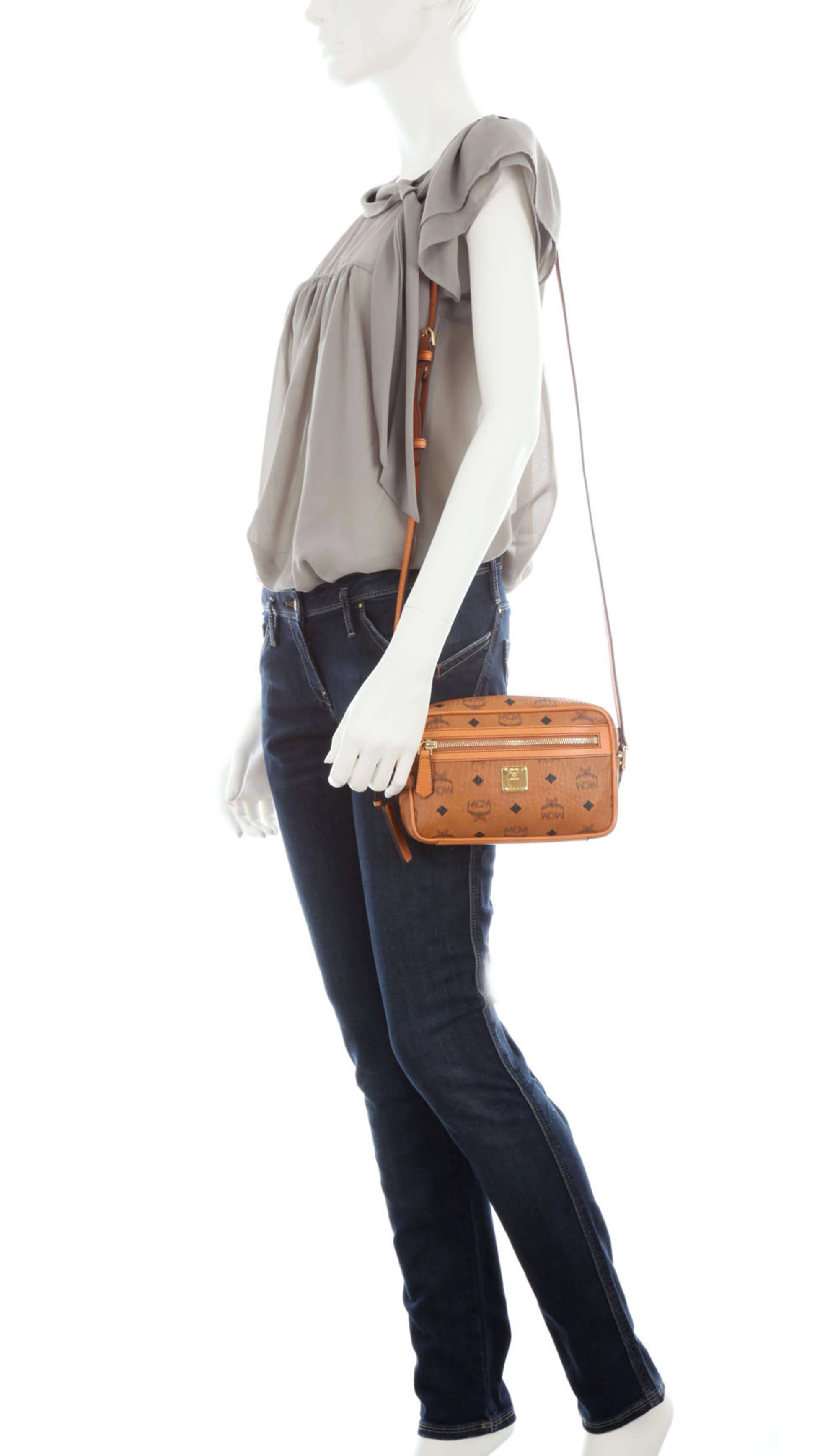 MCM Shoulder bag cognac - Image 6