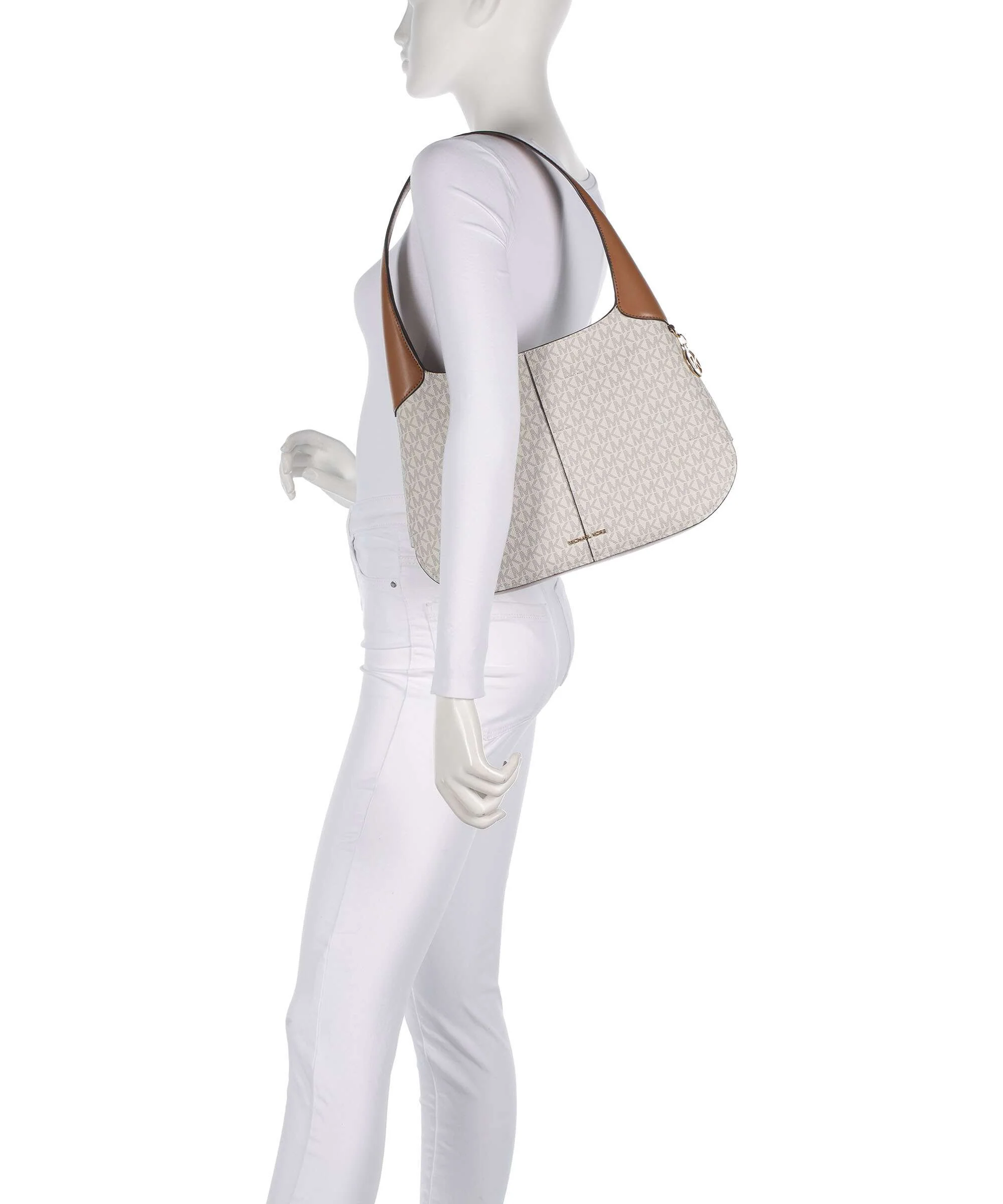 Michael Kors Alice Large Hobo bag vanilla/acorn - Image 3