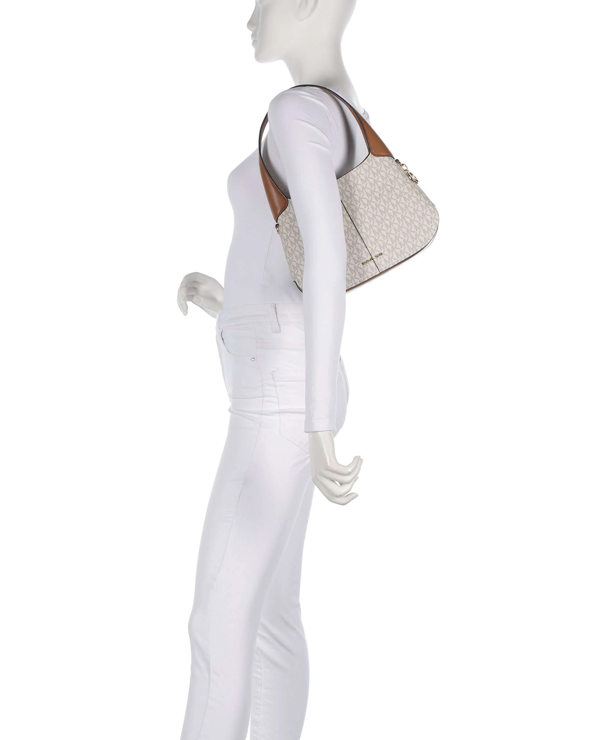 Michael Kors Alice Small Shoulder bag vanilla/acorn - Image 3