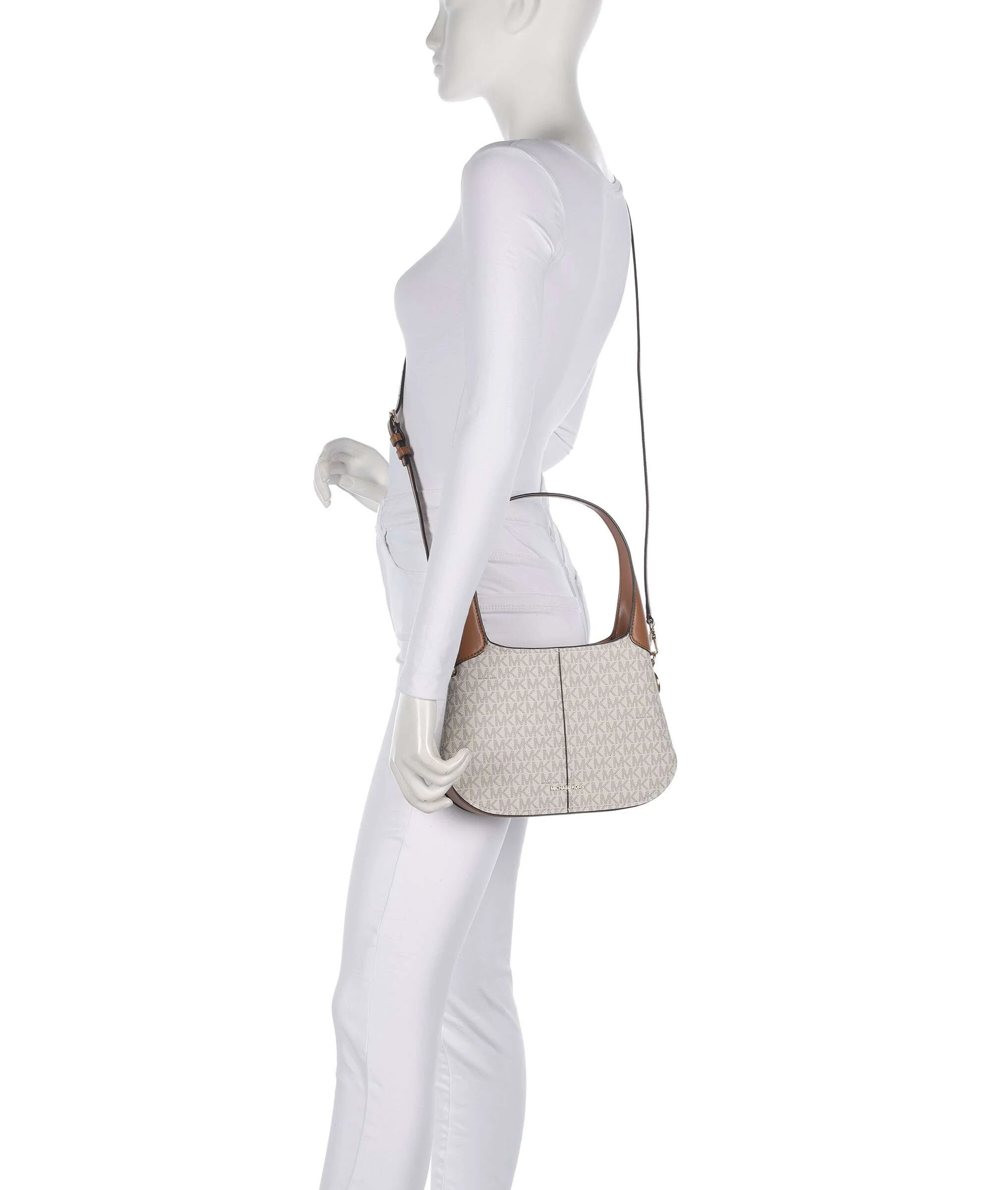 Michael Kors Alice Small Shoulder bag vanilla/acorn - Image 4