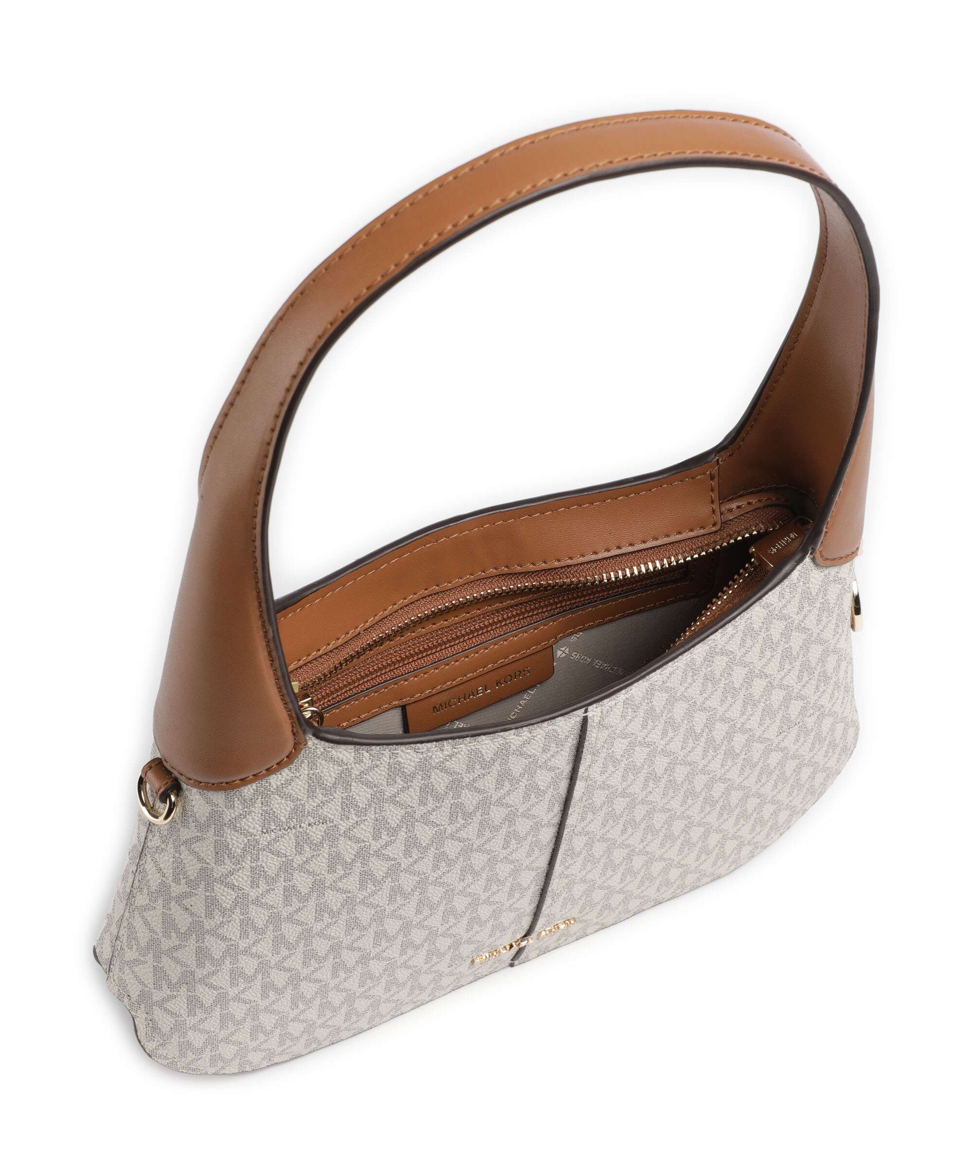 Michael Kors Alice Small Shoulder bag vanilla/acorn - Image 7
