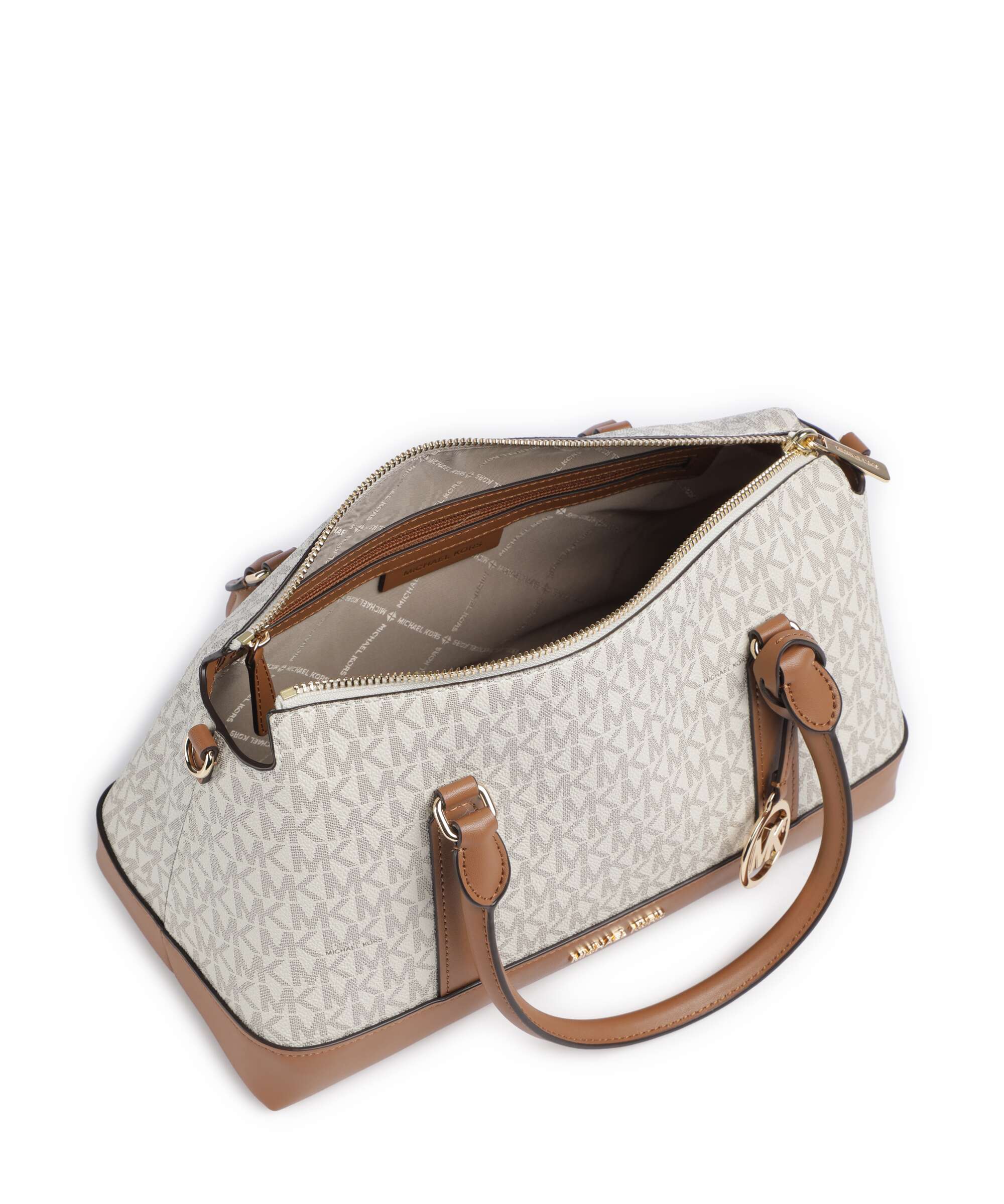 Michael Kors Andie Medium Handbag vanilla/acorn - Image 5