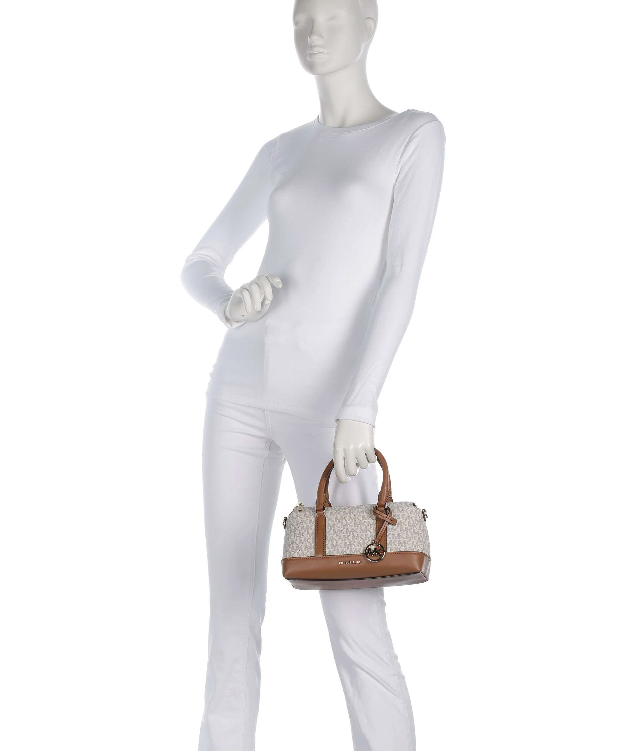 Michael Kors Andie Small Handbag vanilla/acorn - Image 3