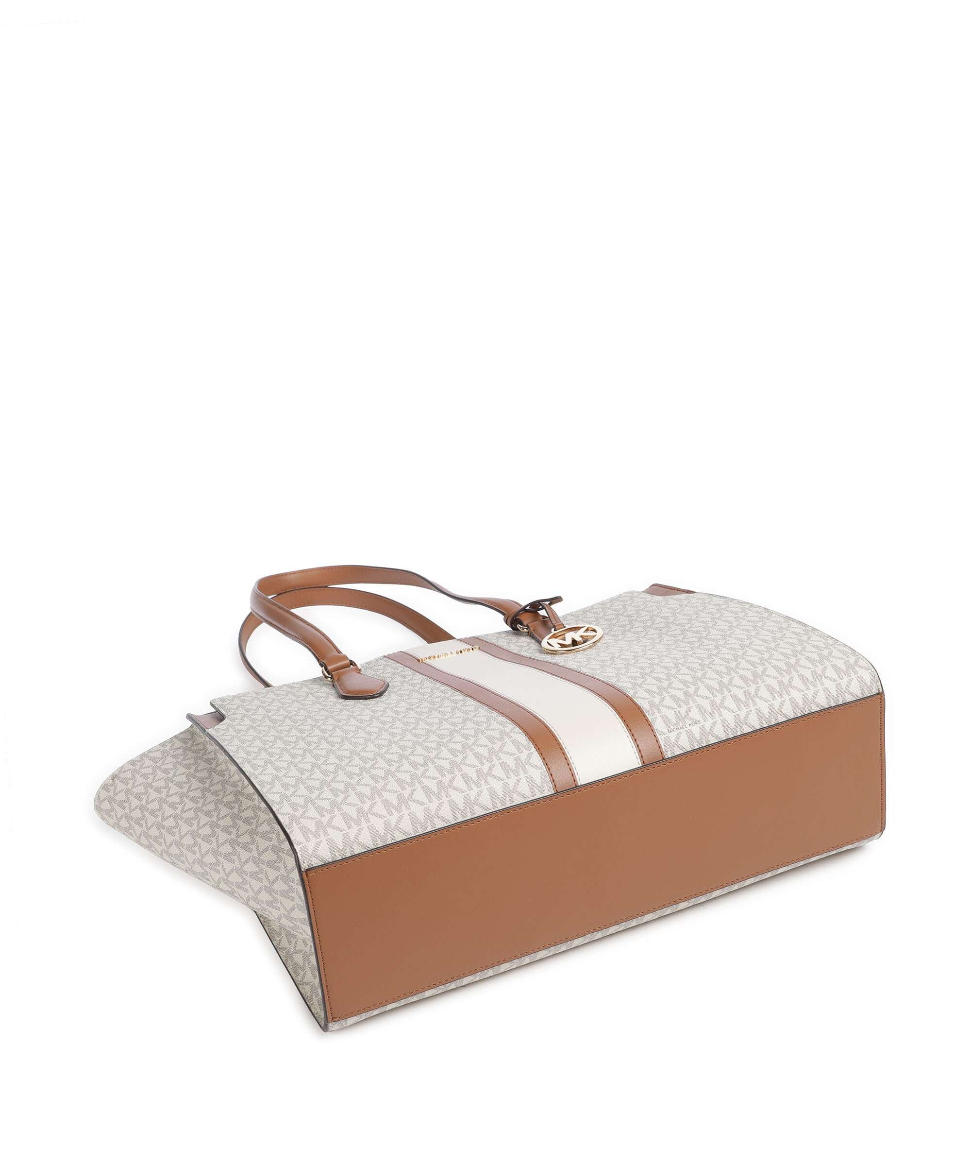 Michael Kors Becca Large Tote bag vanilla/acorn - Image 4