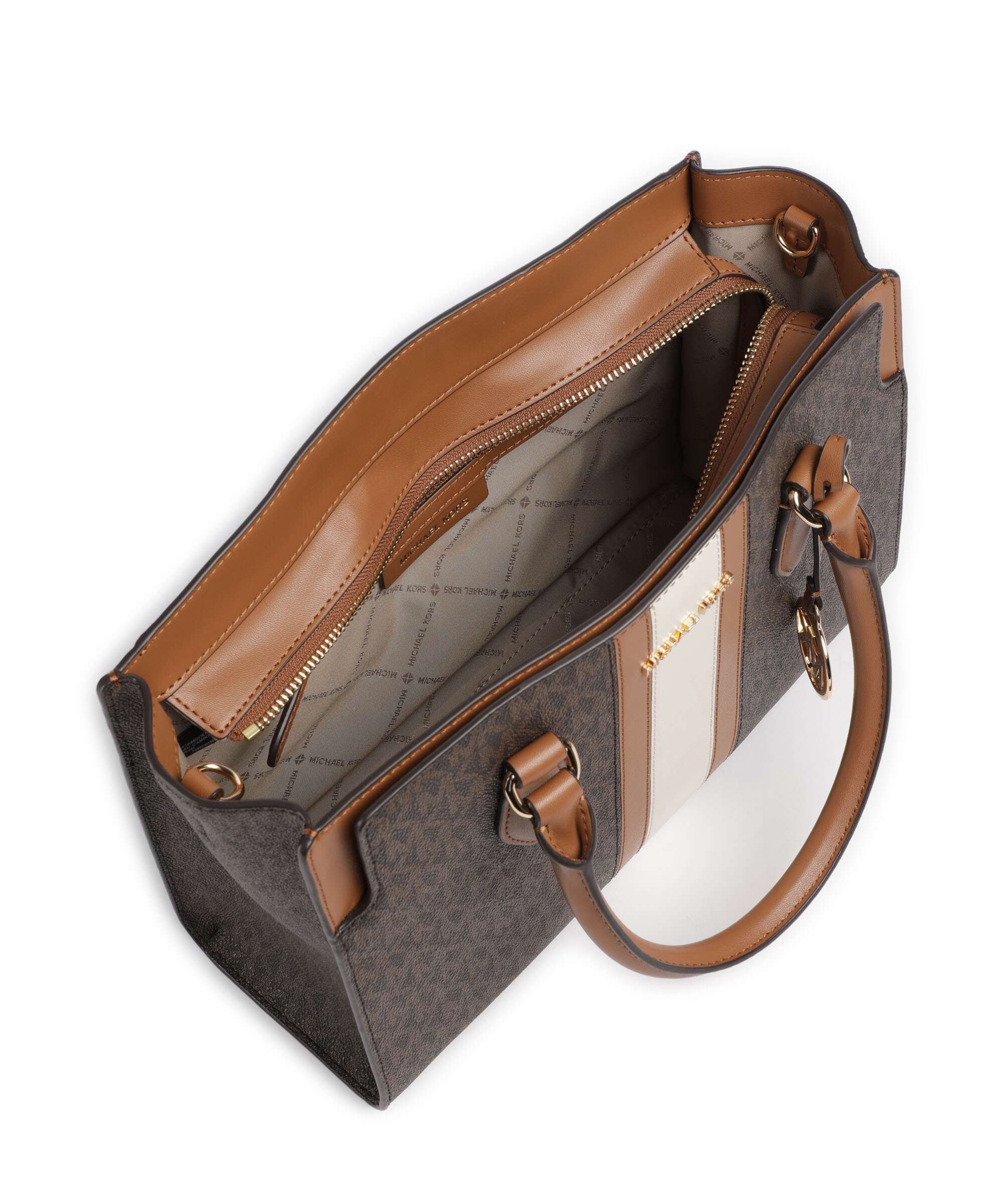 Michael Kors Becca Medium Handbag brown/acorn - Image 6