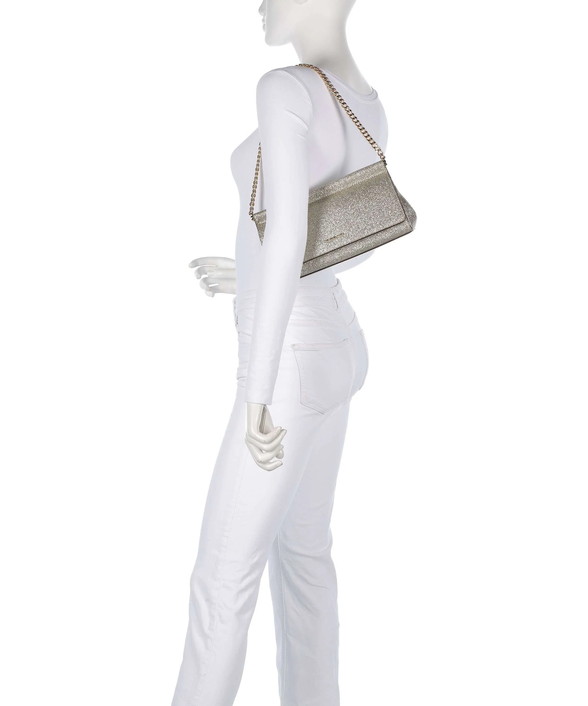 Michael Kors Carmine Shoulder bag pale gold - Image 3