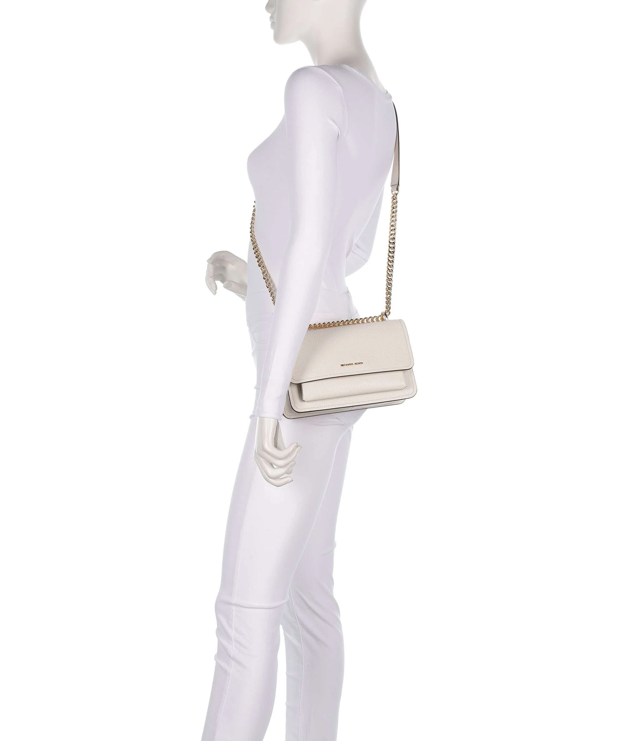 Michael Kors Claire Large Shoulder bag light cream - Image 4