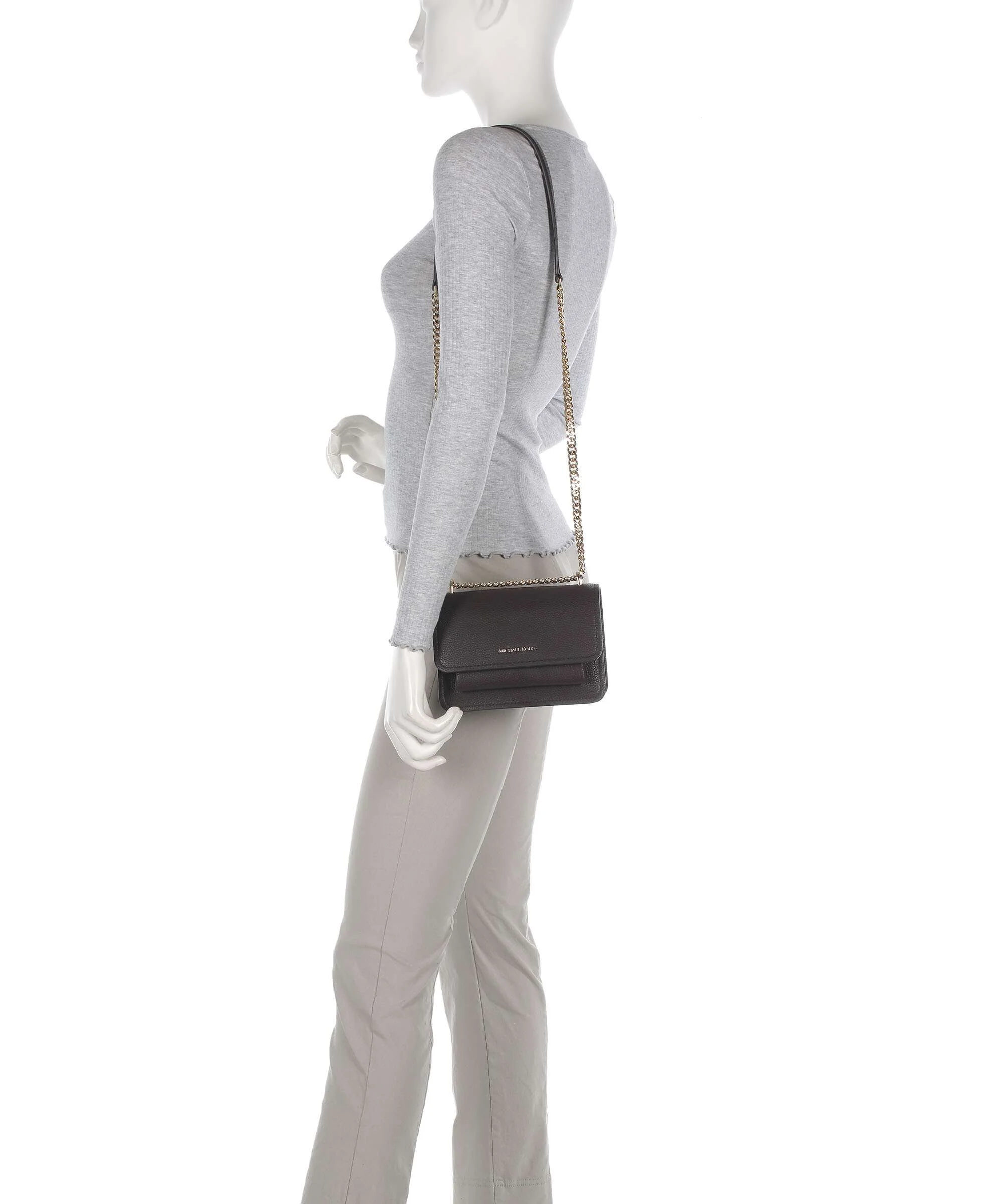 Michael Kors Claire Small Shoulder bag chocolate - Image 3