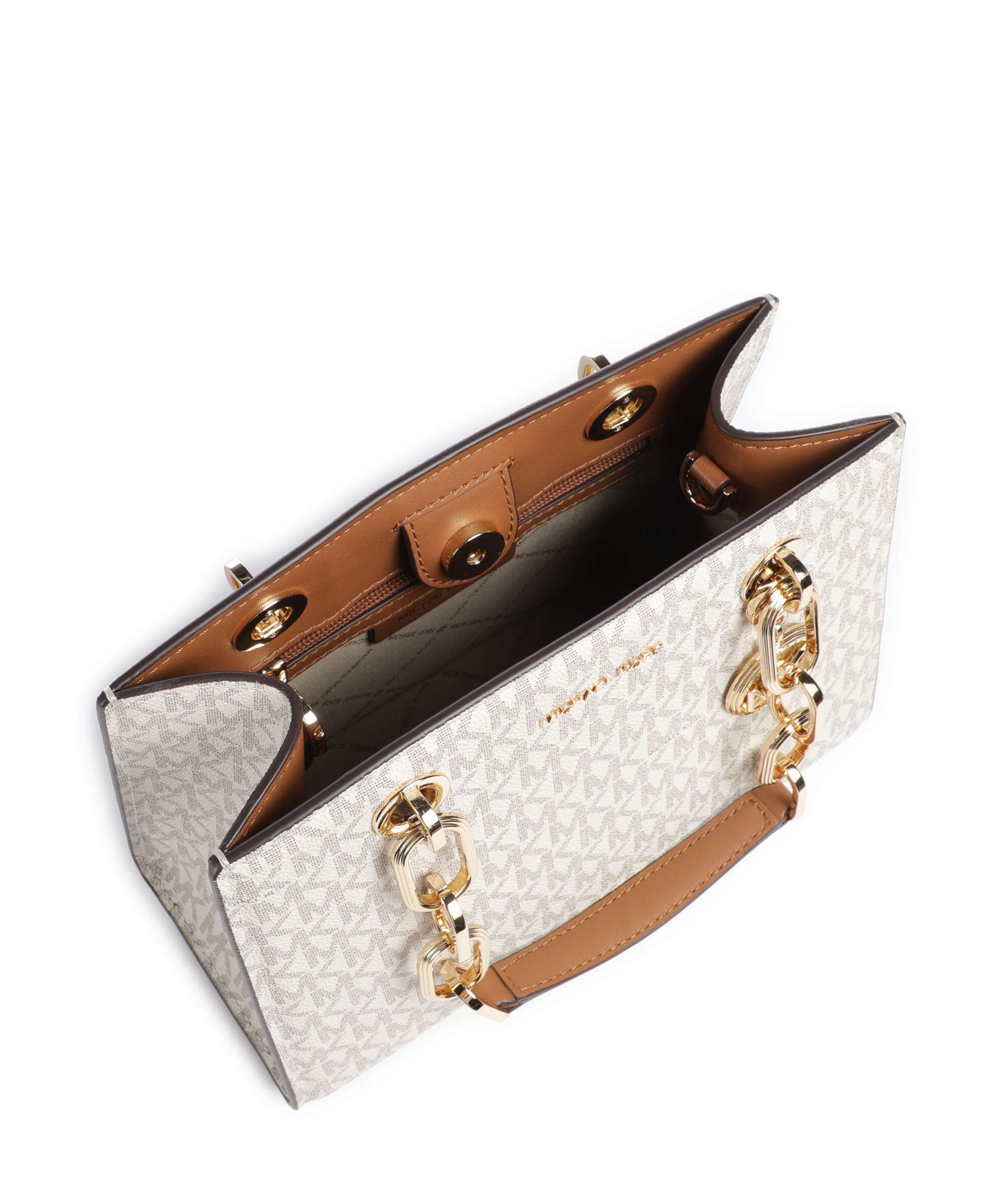 Michael Kors Cynthia Handbag vanilla/acorn - Image 6