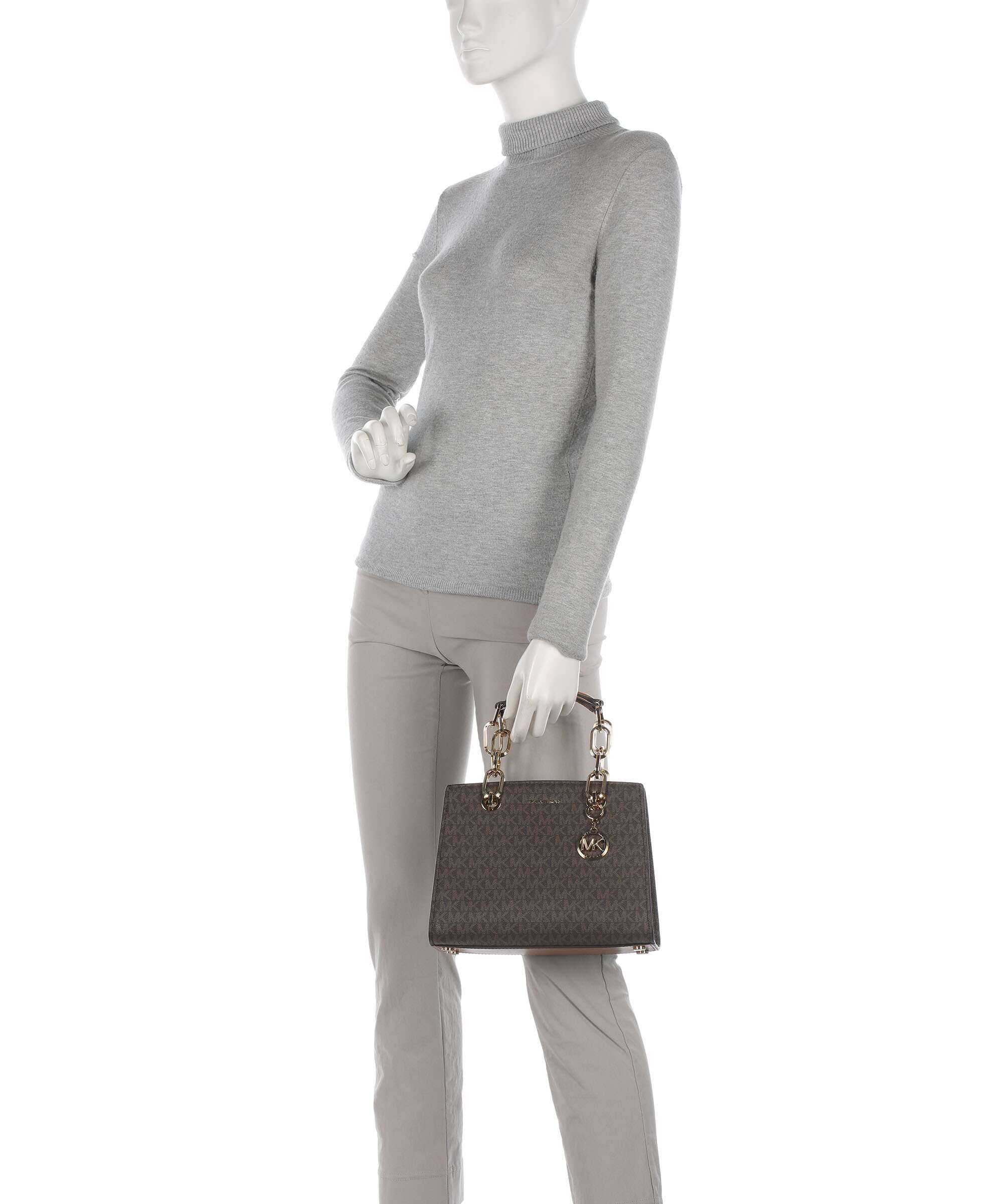Michael Kors Cynthia Handbag brown/acorn - Image 4