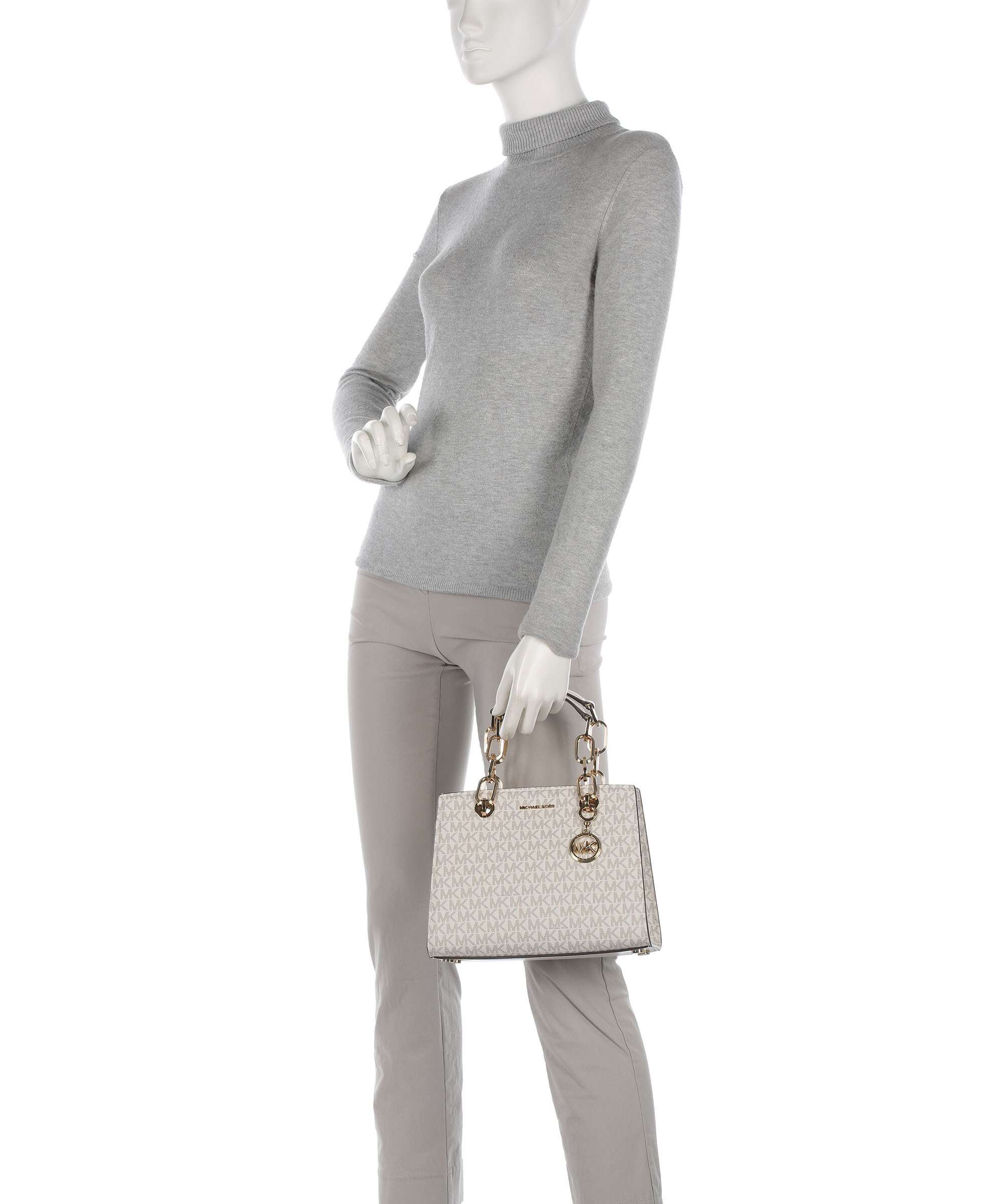 Michael Kors Cynthia Handbag vanilla cream - Image 4