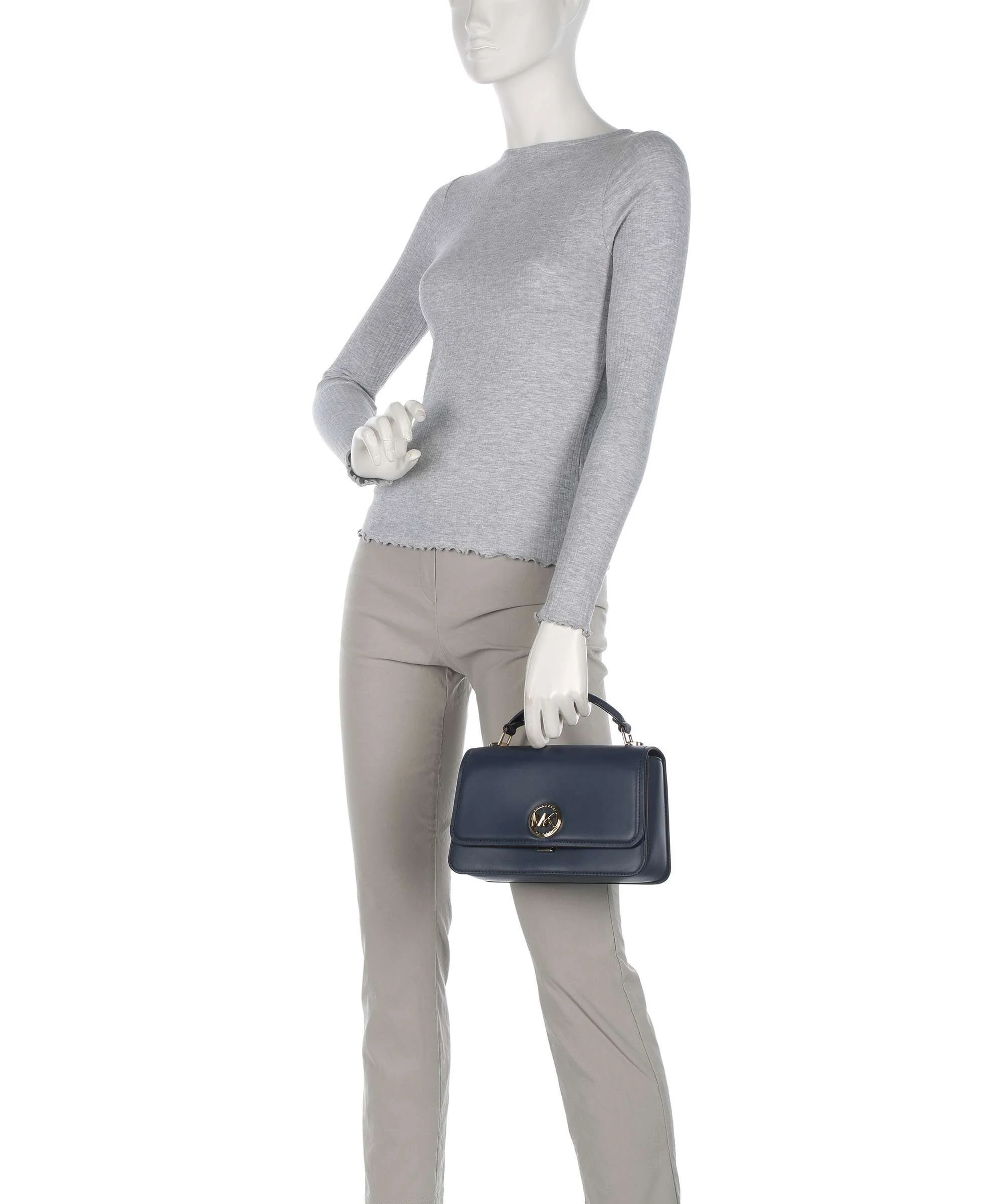 Michael Kors Delancey Crossbody bag navy - Image 3