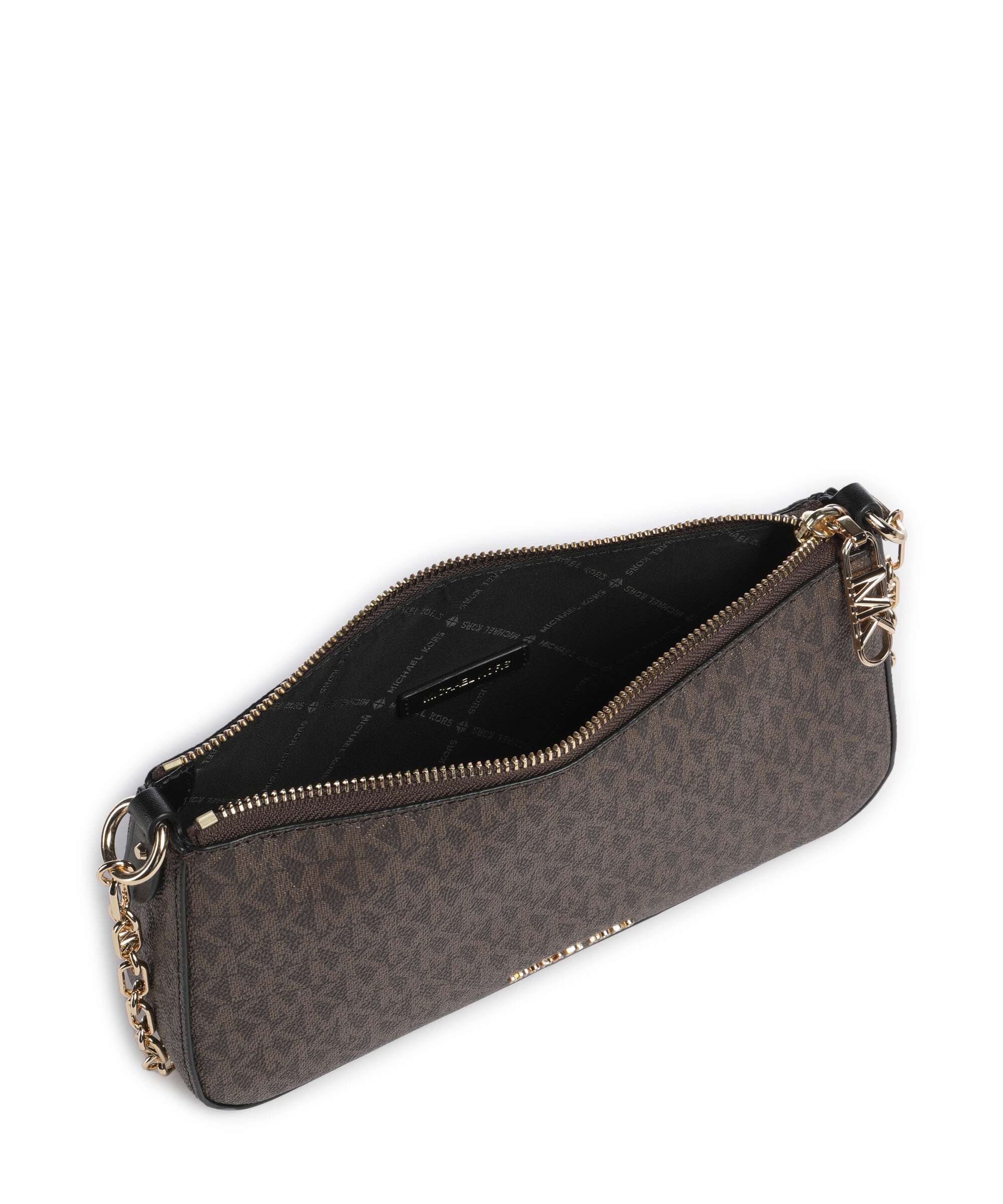 Michael Kors Empire Medium Shoulder bag brown/black - Image 6