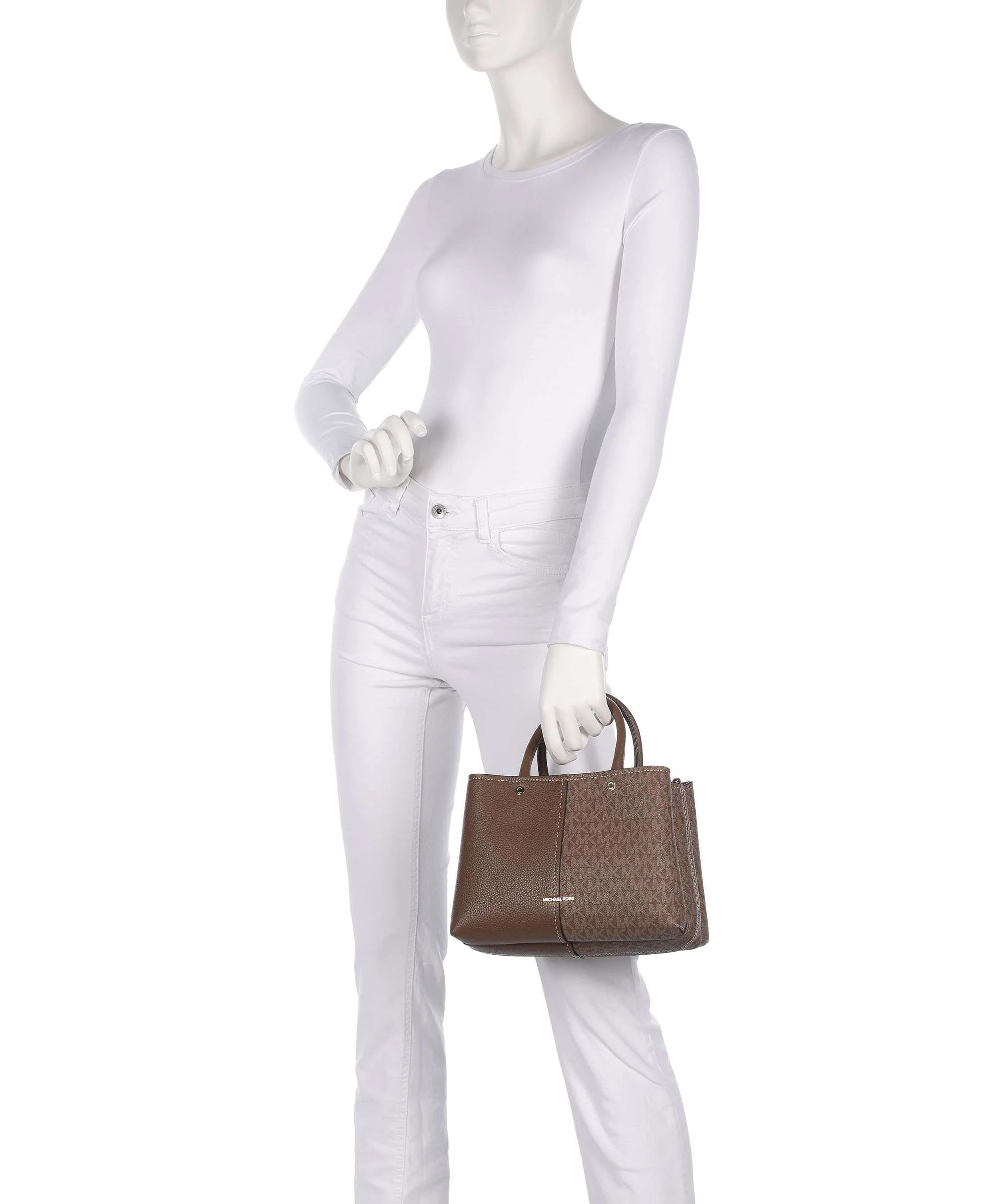 Michael Kors Flora Medium Handbag dark caramel - Image 3