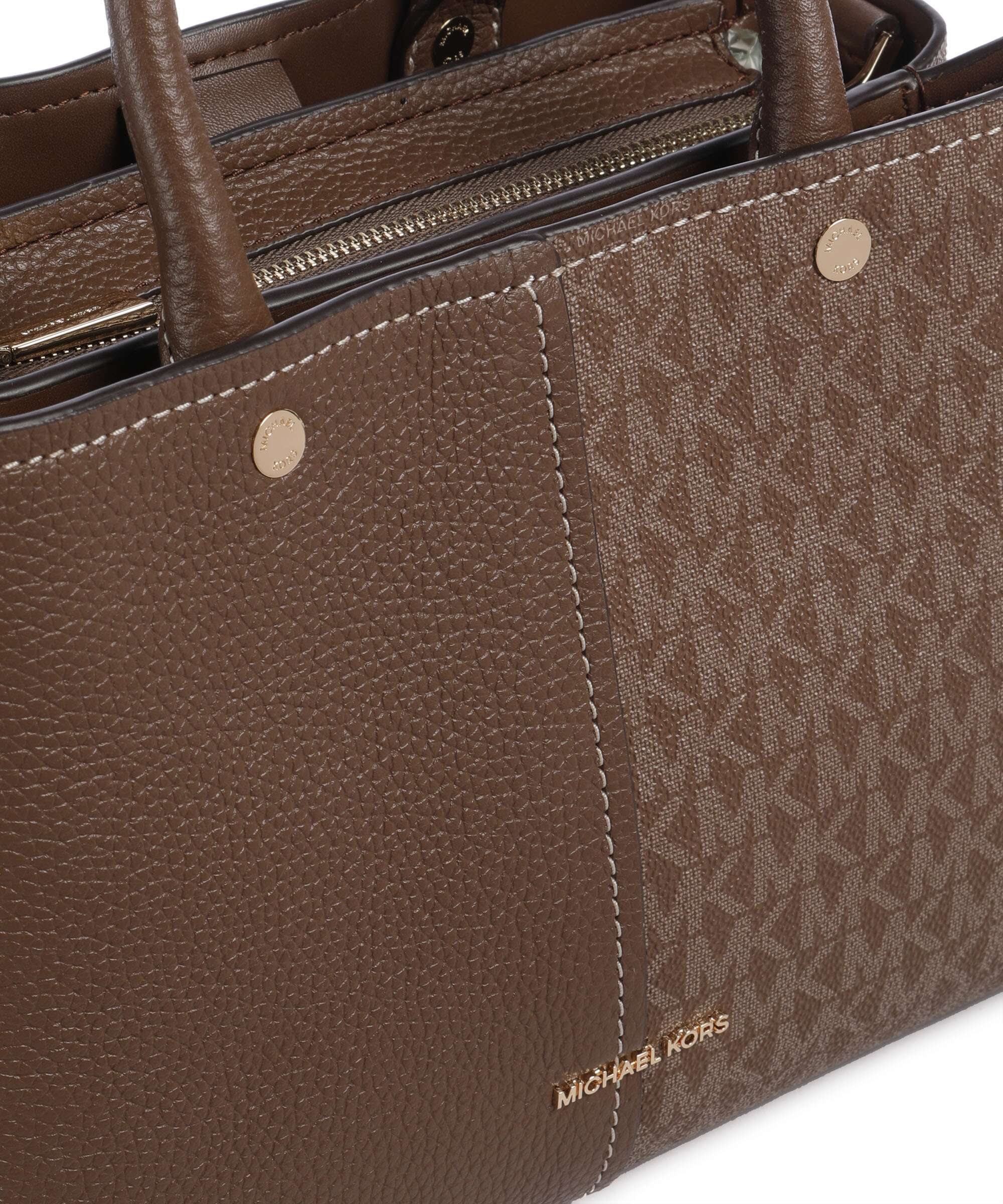 Michael Kors Flora Medium Handbag dark caramel - Image 4