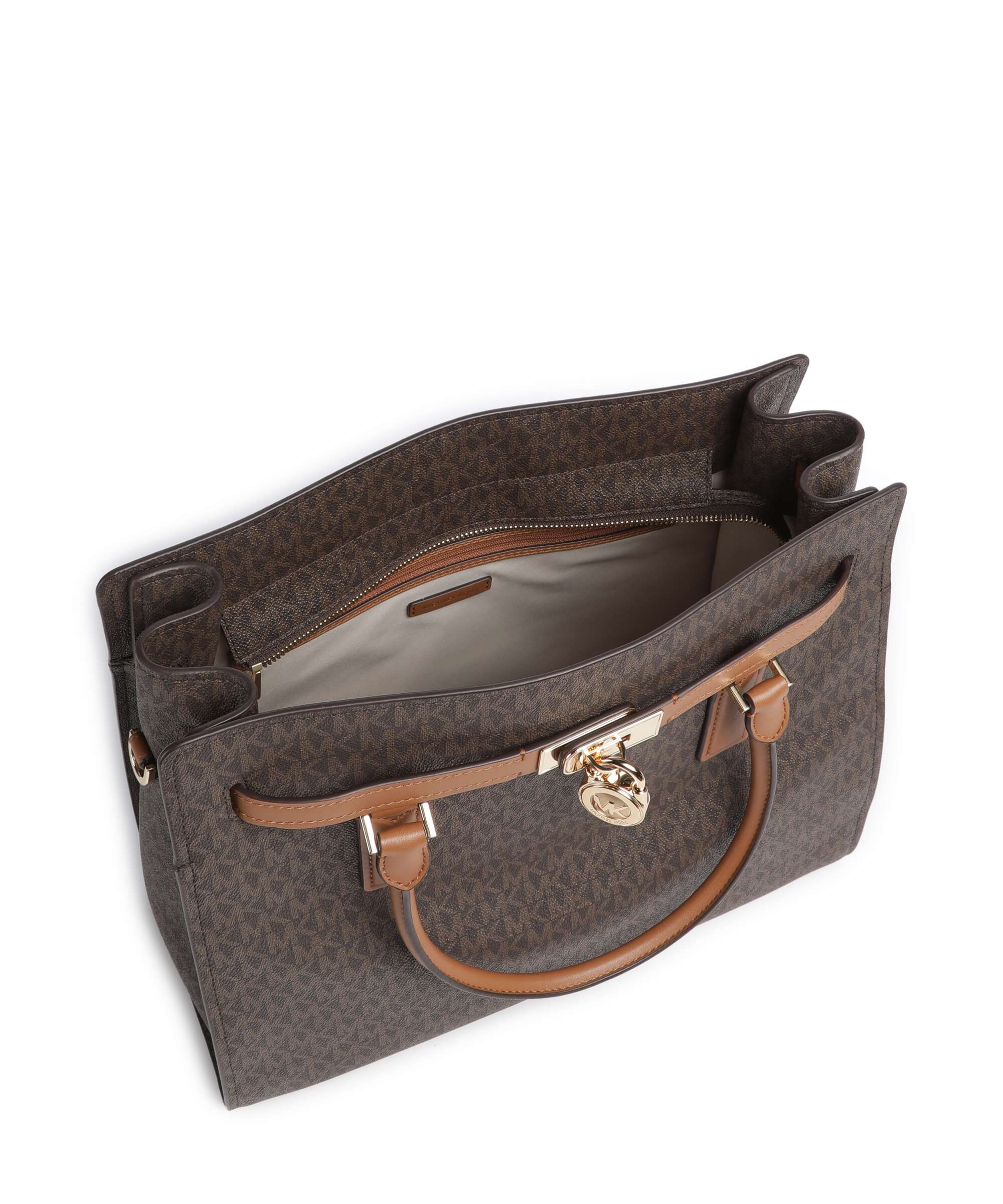 Michael Kors Hamilton Moderne Large Handbag brown/acorn - Image 6