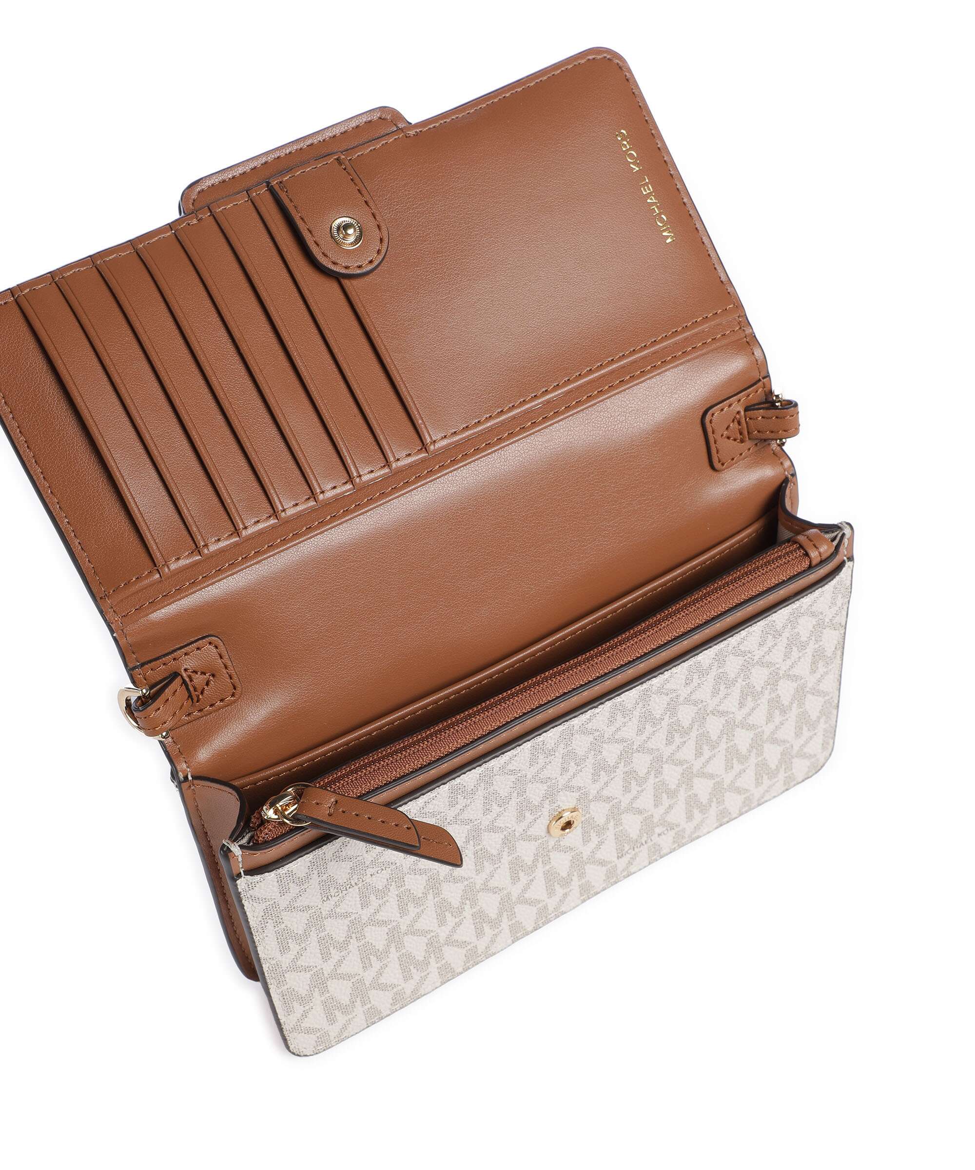 Michael Kors Heather Wallet vanilla/acorn - Image 4