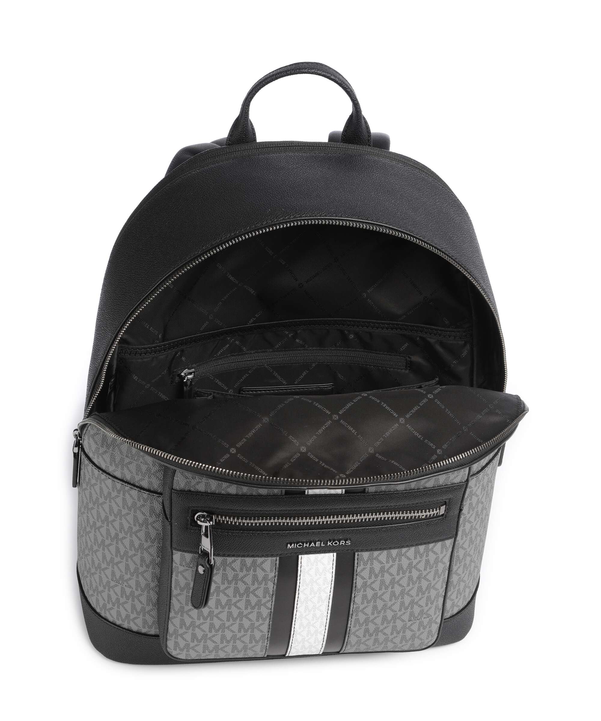 Michael Kors Hudson Backpack str gray/black - Image 5