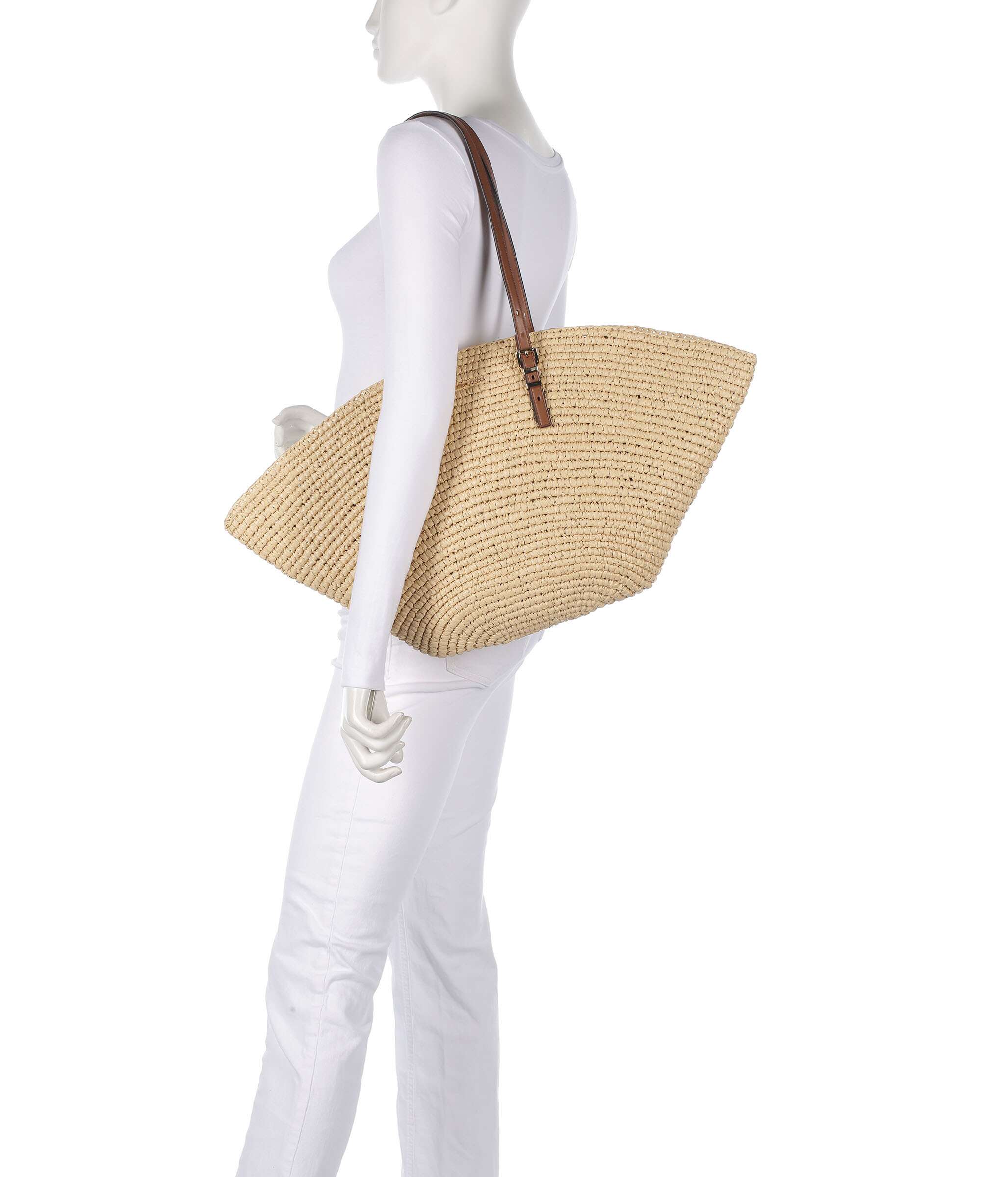 Michael Kors Isa Tote bag natural/luggage - Image 3