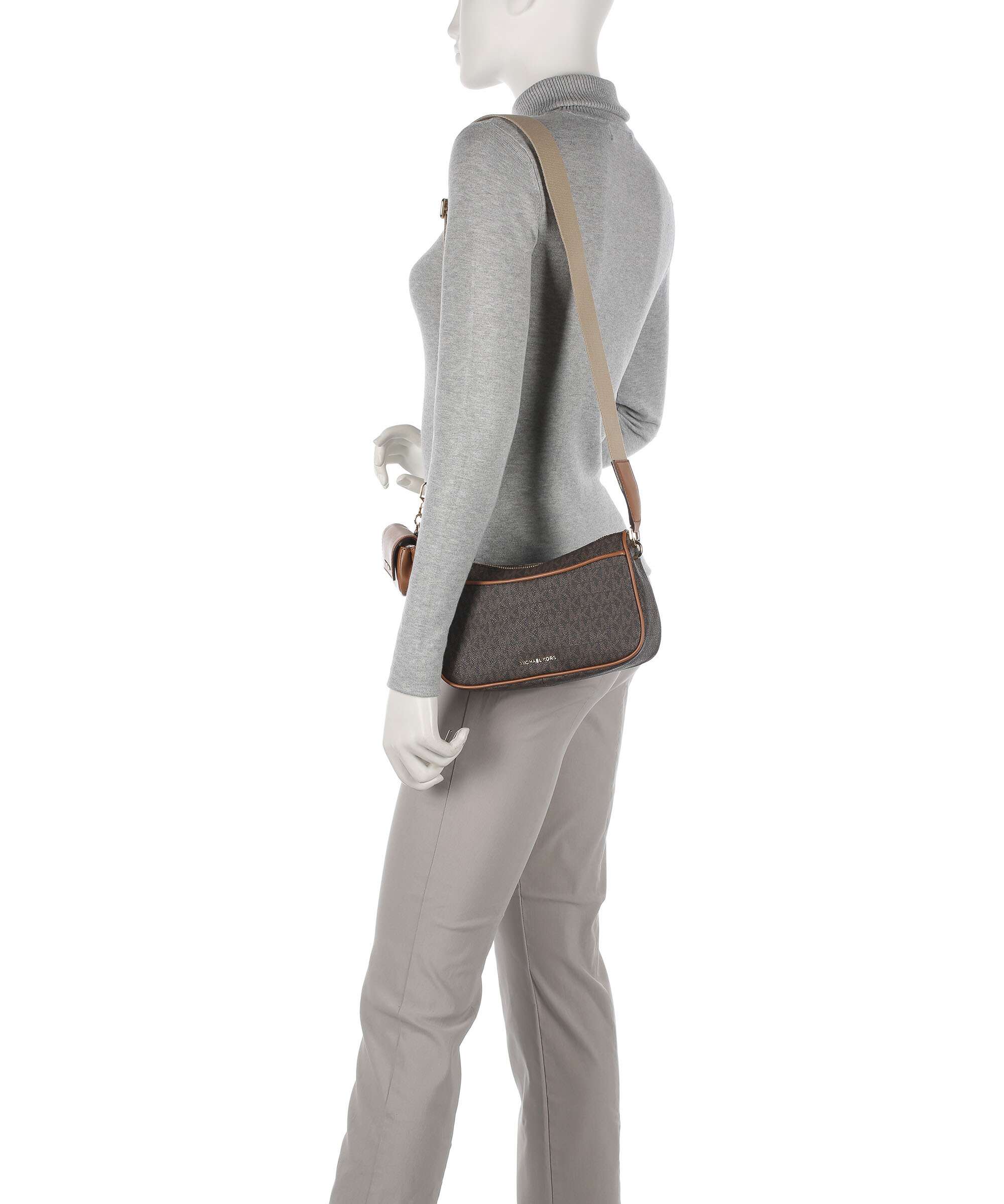 Michael Kors Jet Set Crossbody bag brown/acorn - Image 3