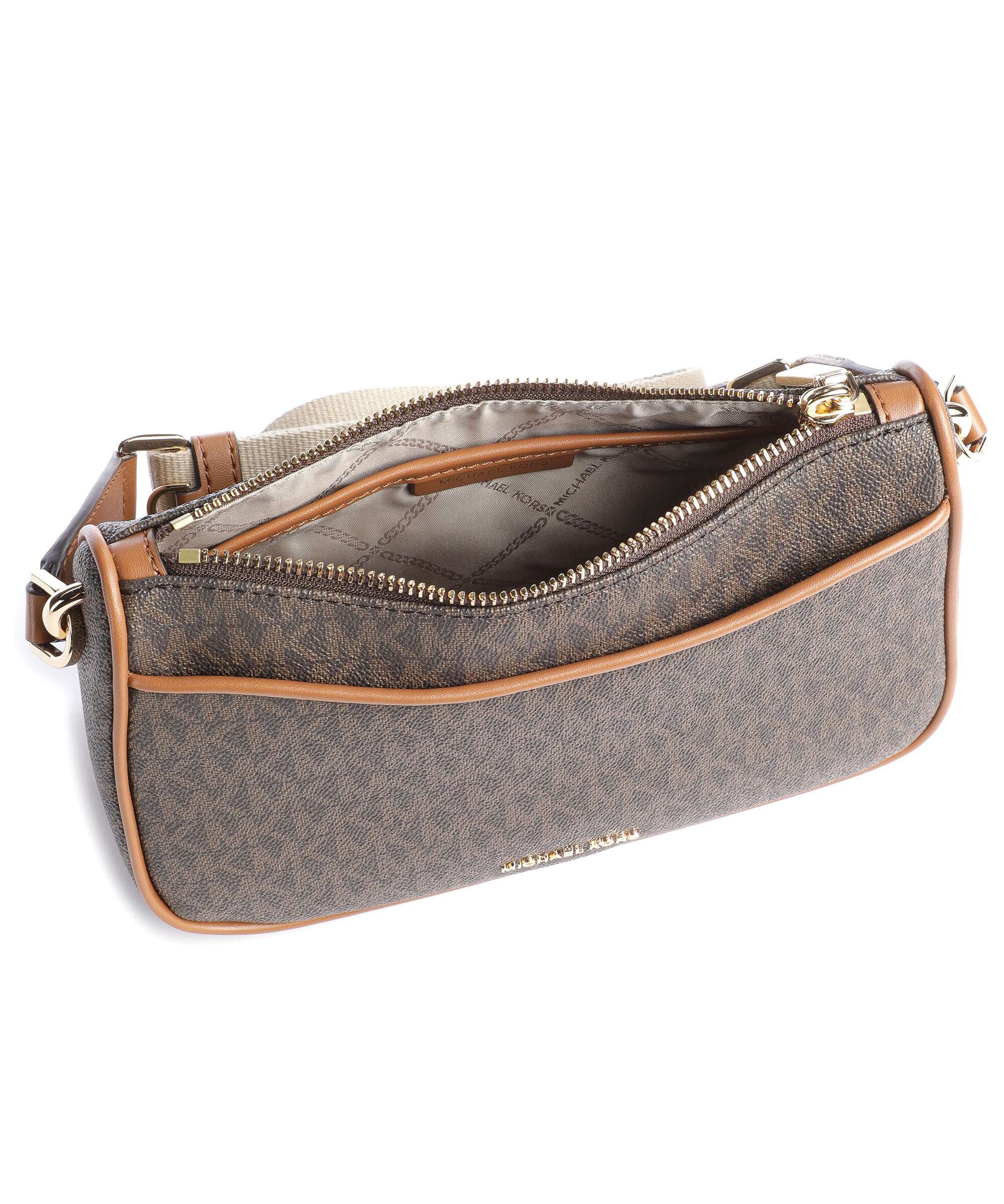 Michael Kors Jet Set Crossbody bag brown/acorn - Image 6