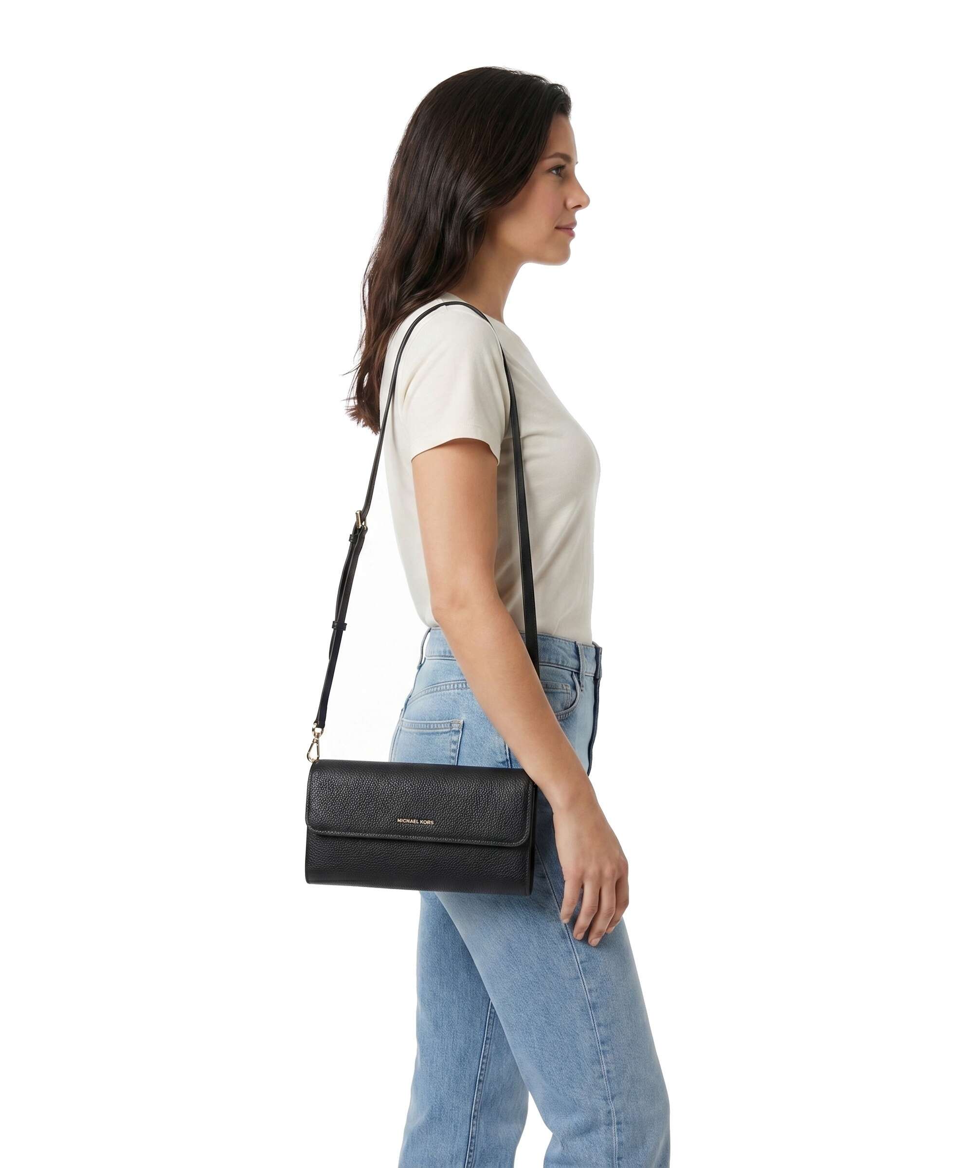 Michael Kors Jet Set Small Crossbody bag black - Image 3