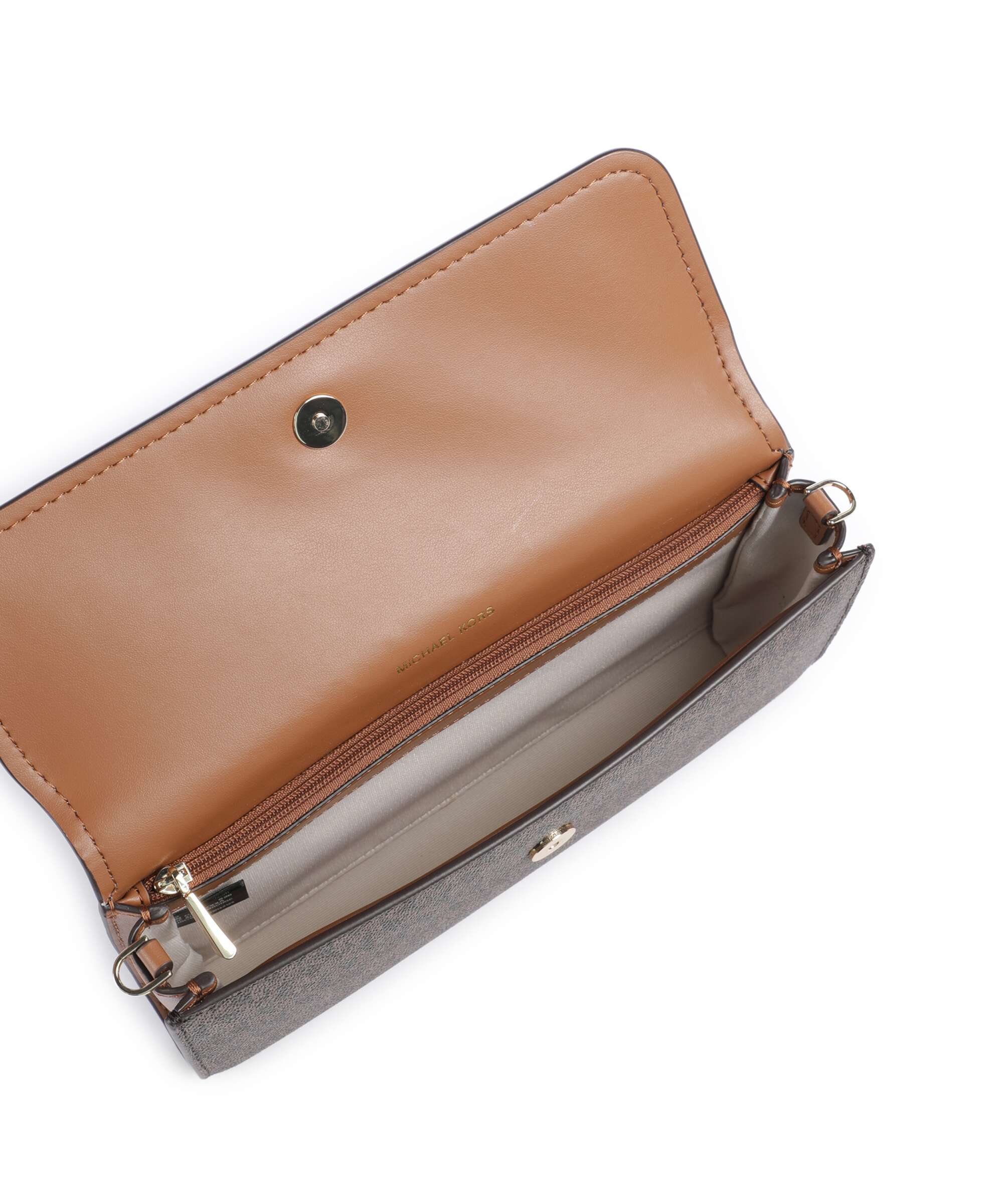 Michael Kors Jet Set Small Crossbody bag brown/acorn - Image 5