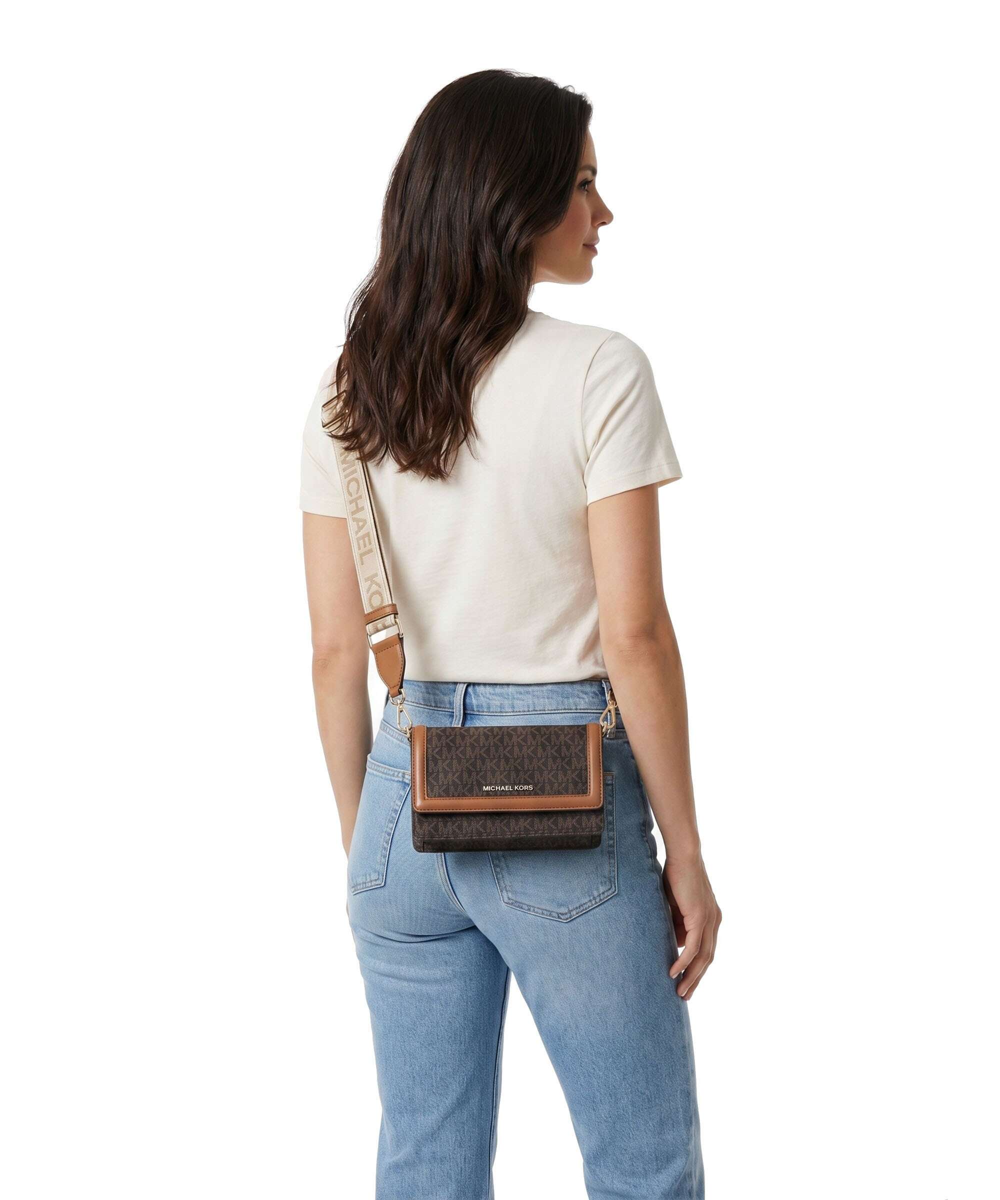 Michael Kors Jet Set Small Wallet brown/acorn - Image 3