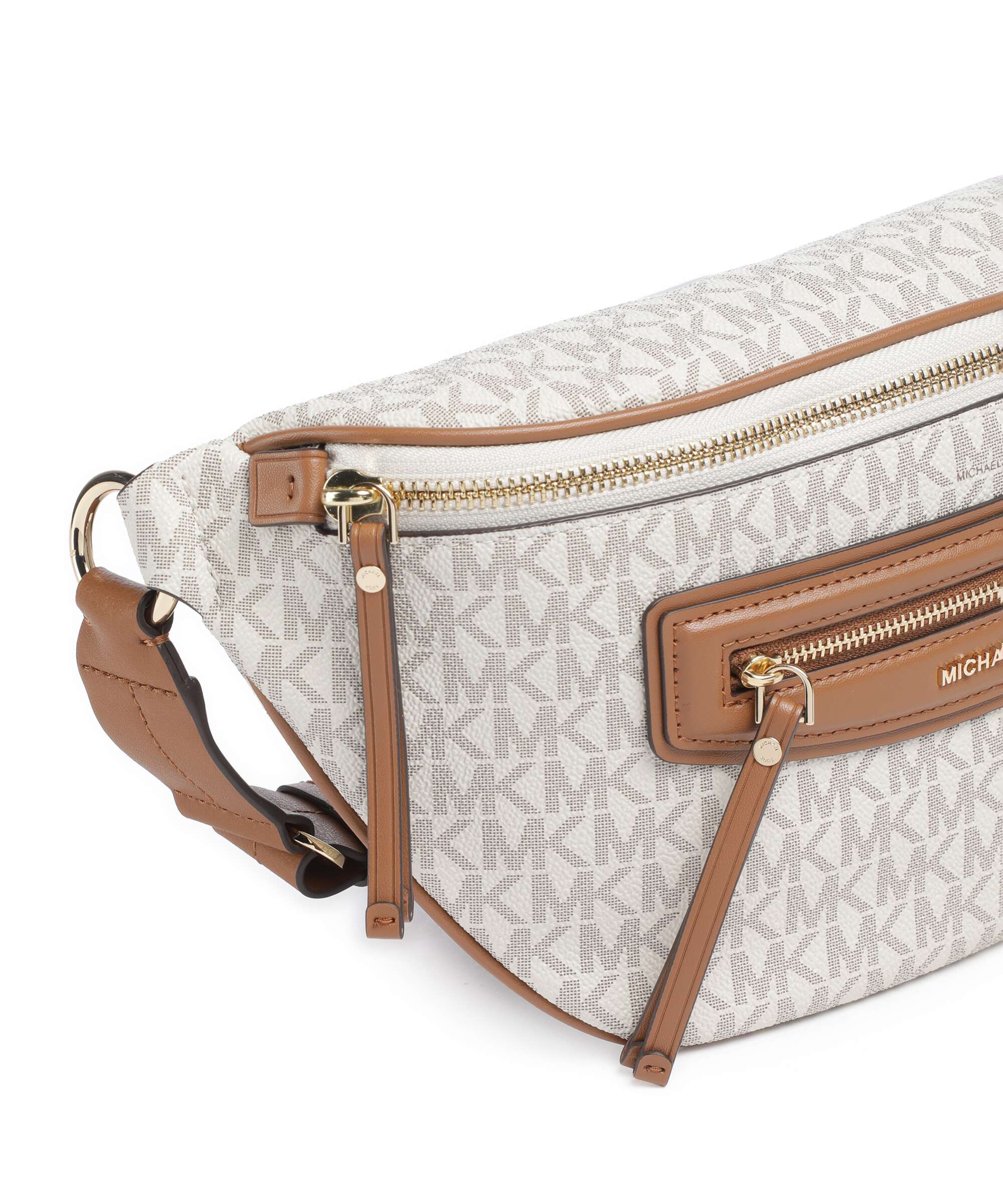 Michael Kors Jet Set Travel Medium Belt bag vanilla/acorn - Image 4