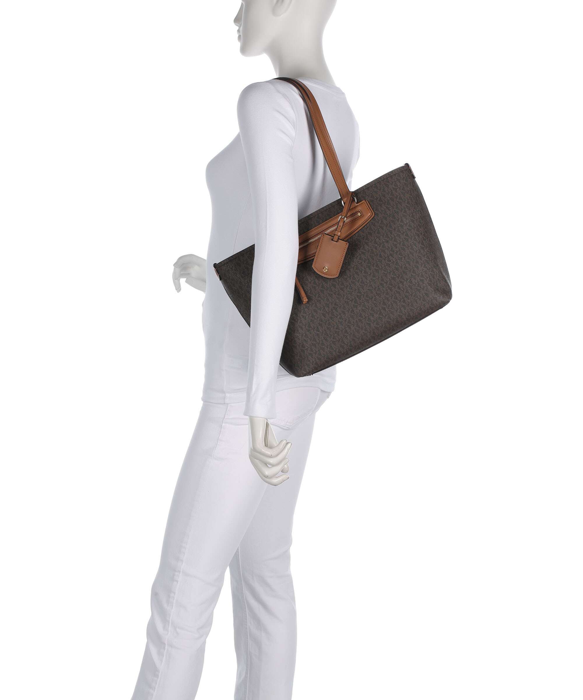 Michael Kors Jet Set Travel Medium Tote bag brown/acorn - Image 3