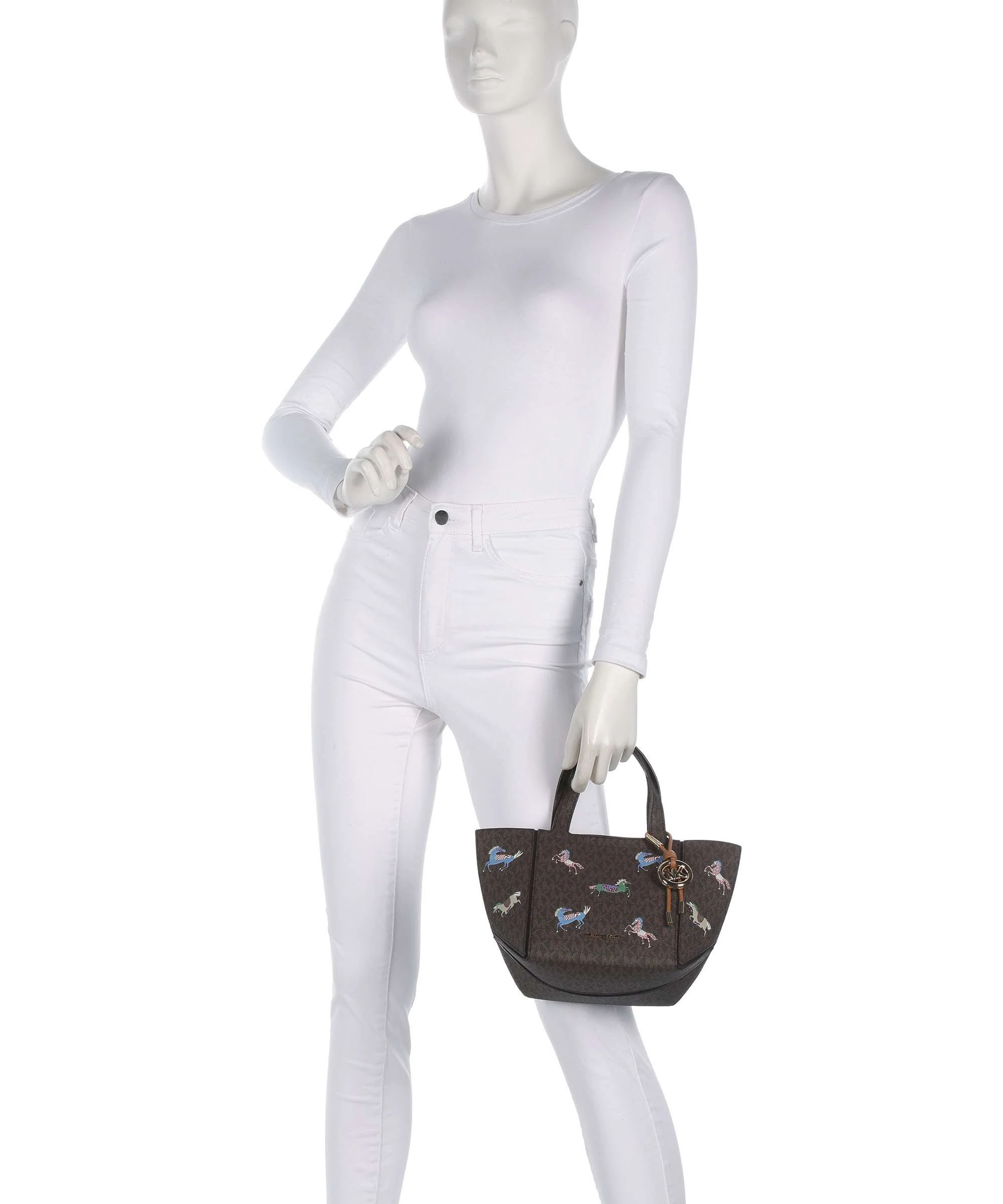 Michael Kors Jordi Small Handbag brown/acorn - Image 3