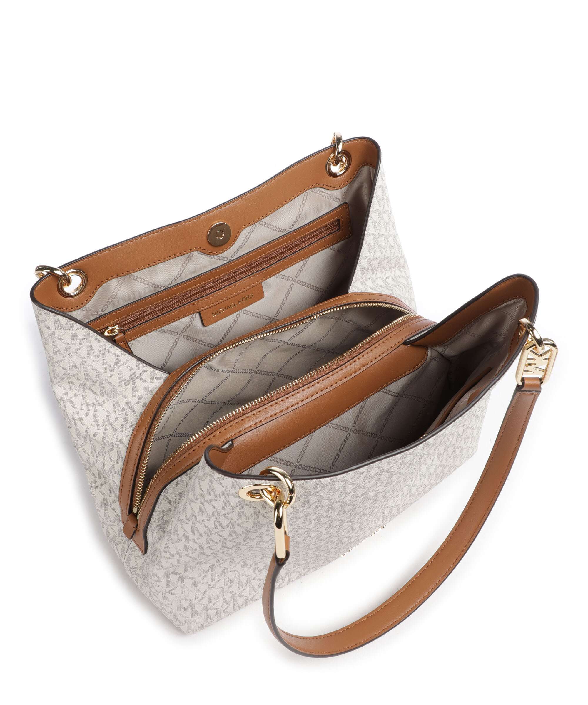 Michael Kors Kensington Hobo bag vanilla/acorn - Image 6