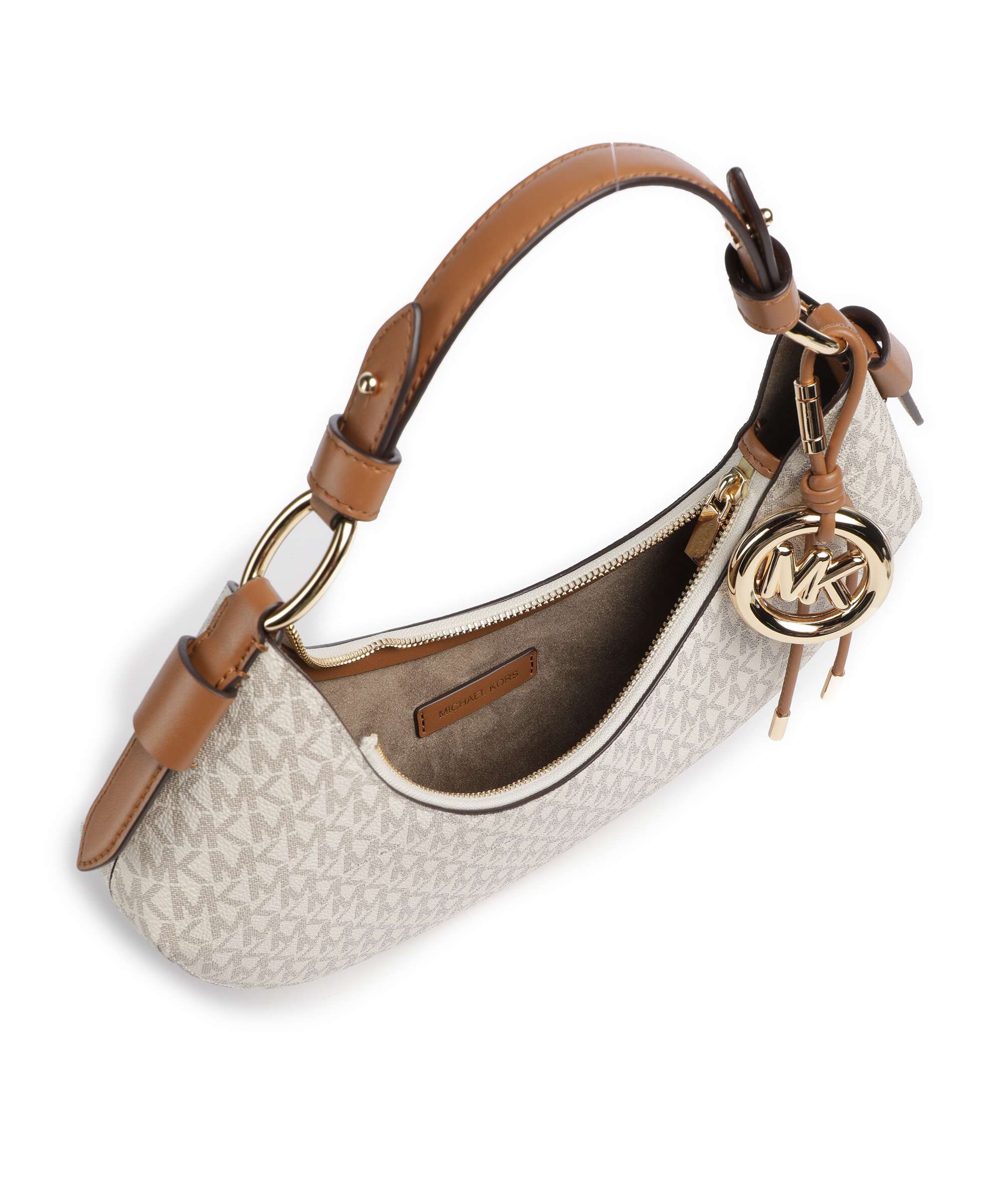 Michael Kors Koa Medium Shoulder bag vanilla/acorn - Image 6