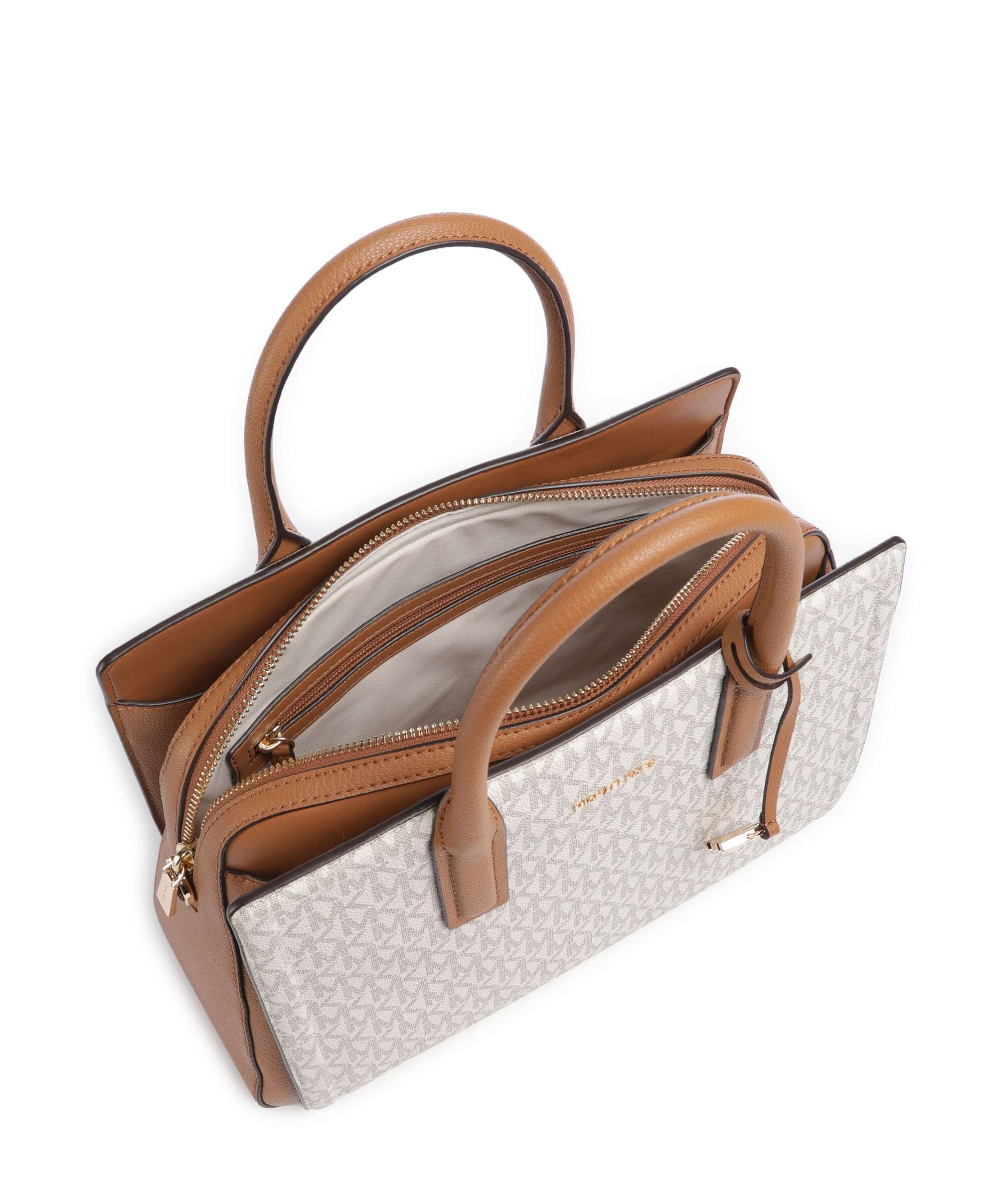 Michael Kors Laila Handbag vanilla/acorn - Image 6