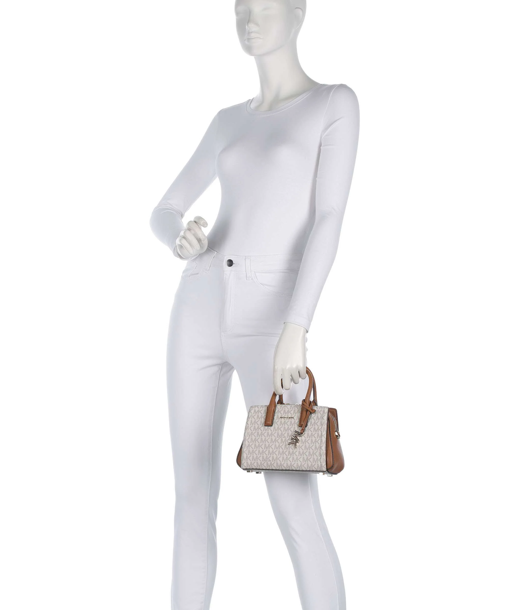 Michael Kors Laila XS Handbag vanilla/acorn - Image 3
