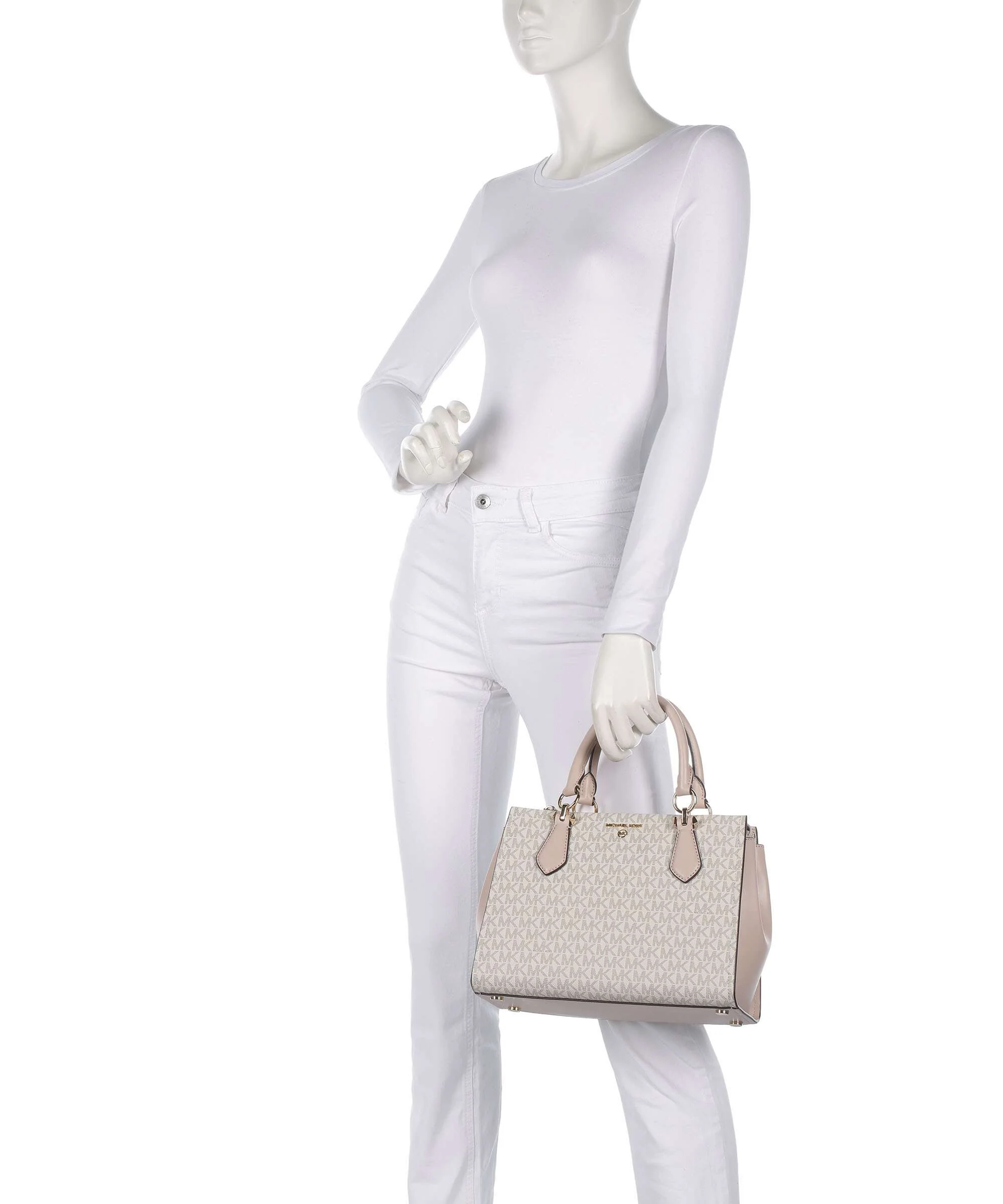 Michael Kors Marilyn Handbag vanilla/soft pink - Image 3