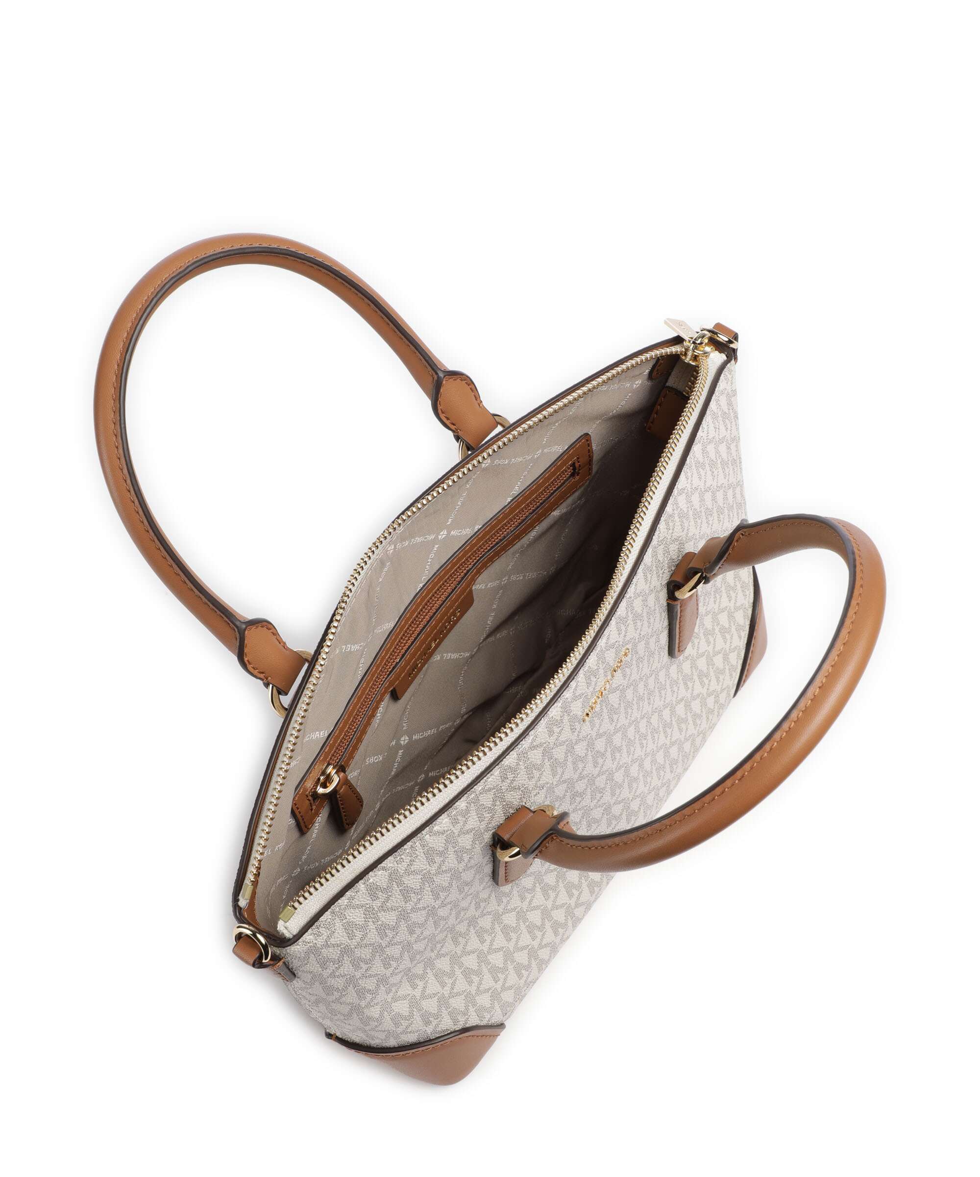 Michael Kors Murphy Medium Handbag vanilla/acorn - Image 5