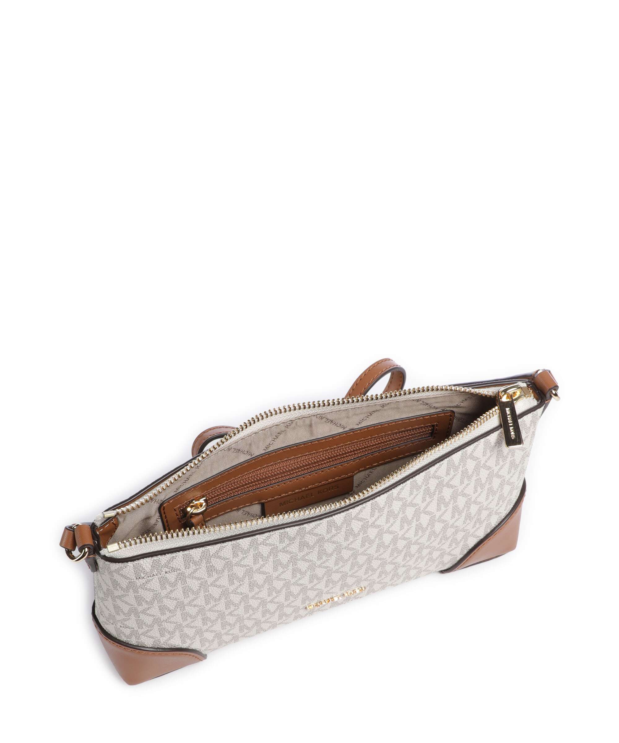 Michael Kors Murphy Small Crossbody bag vanilla/acorn - Image 6