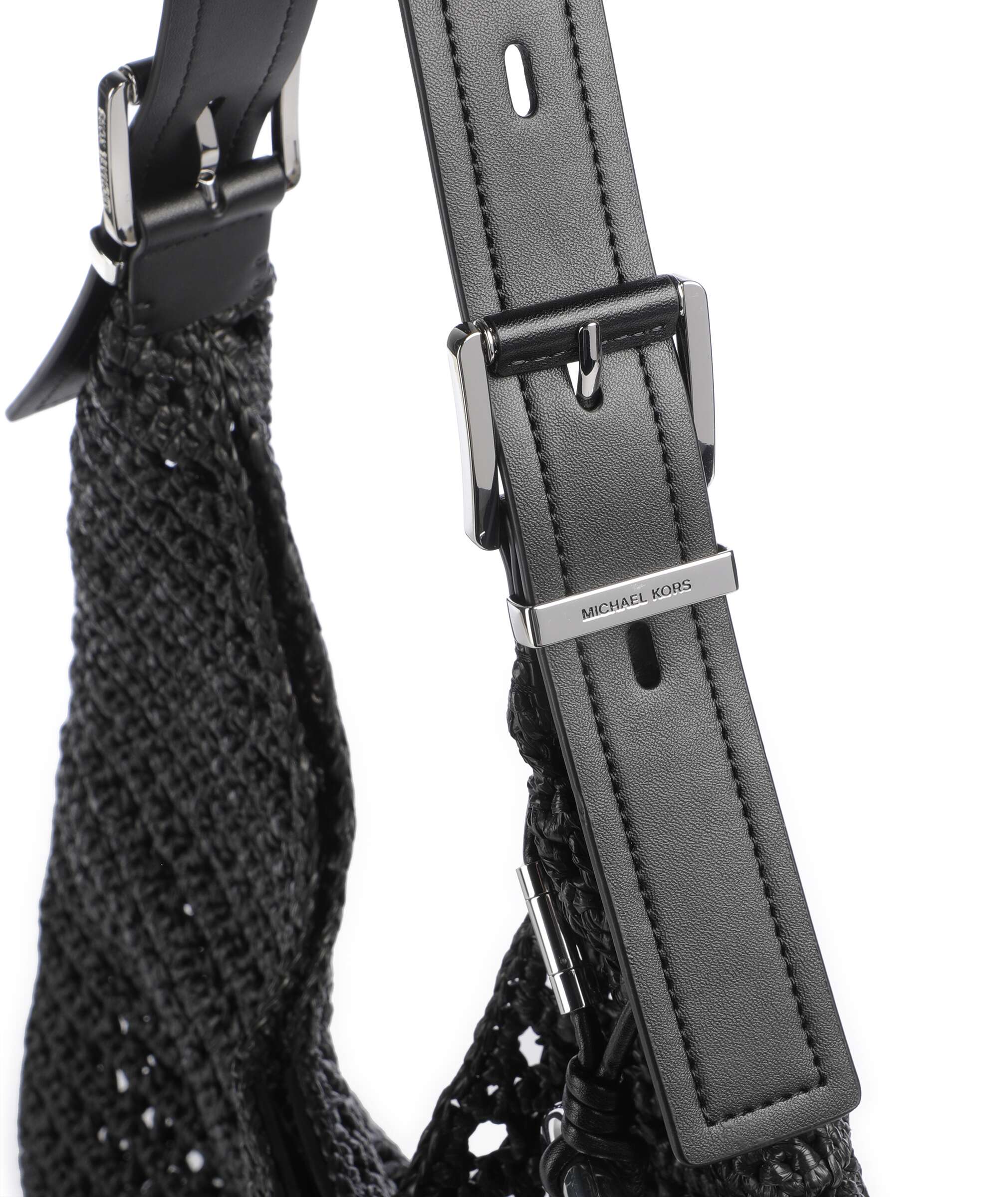 Michael Kors Nolita Large Hobo bag black/black - Image 4