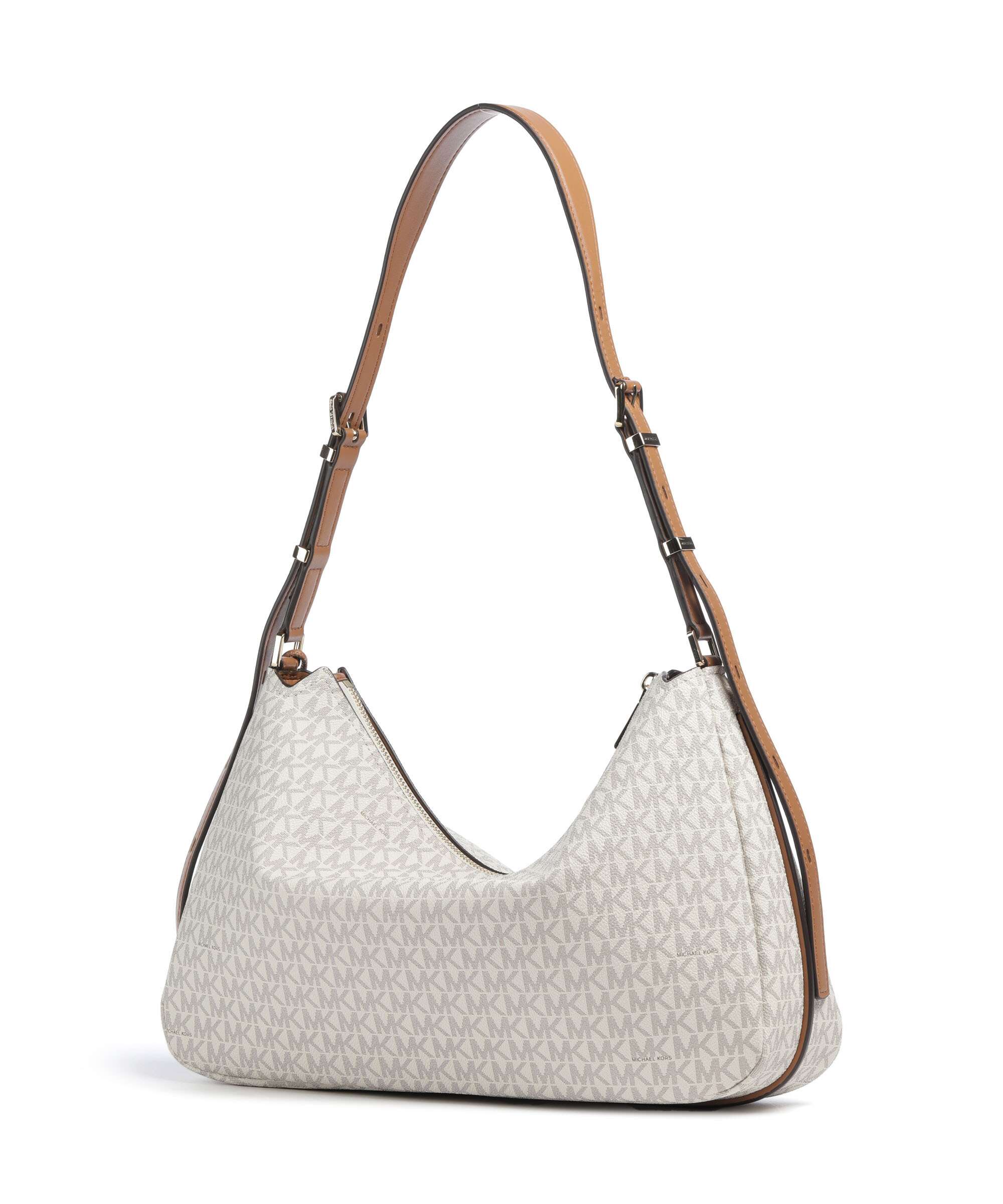 Michael Kors Nolita Medium Hobo bag vanilla/acorn - Image 2