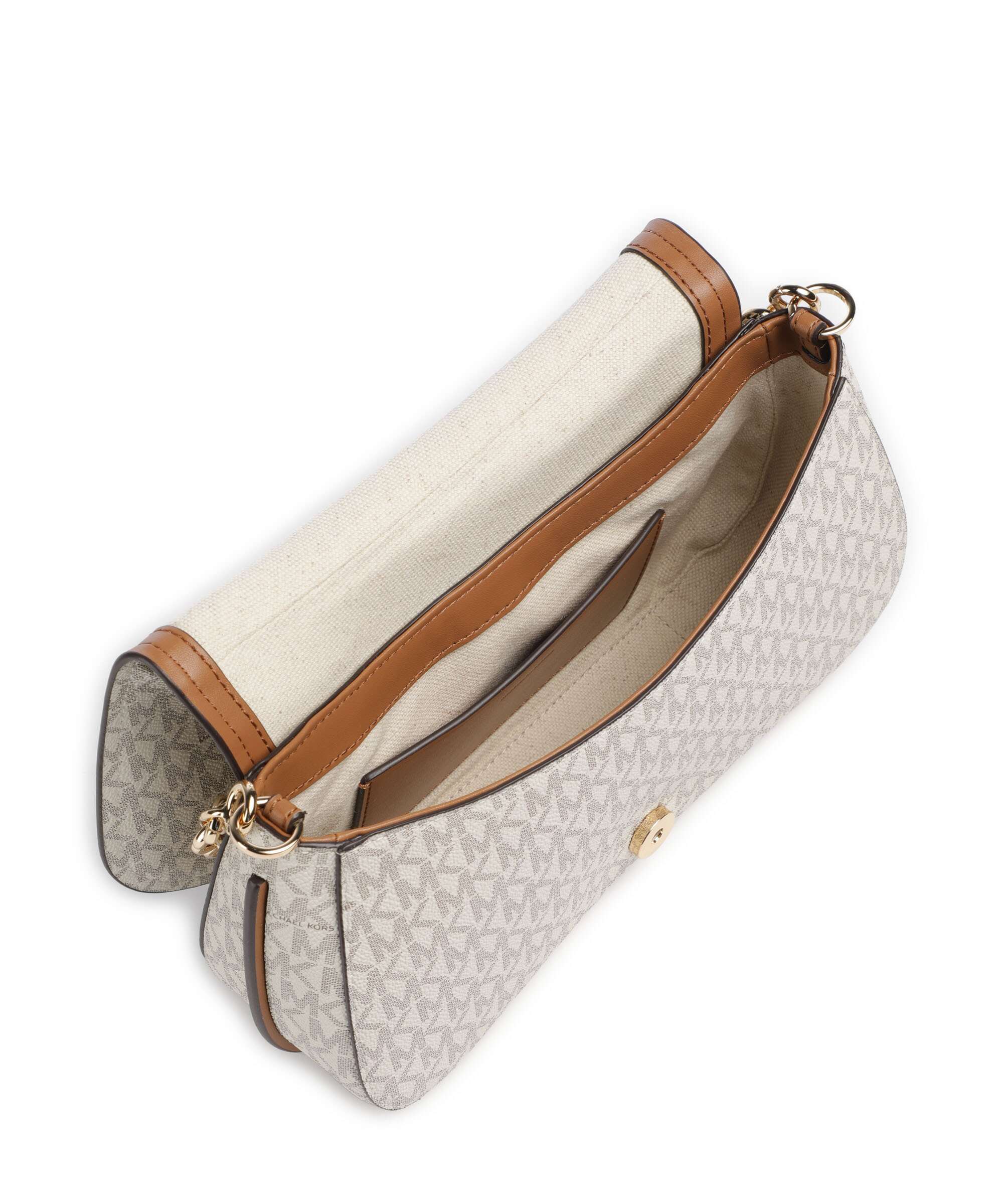 Michael Kors Nolita Medium Shoulder bag vanilla/acorn - Image 6