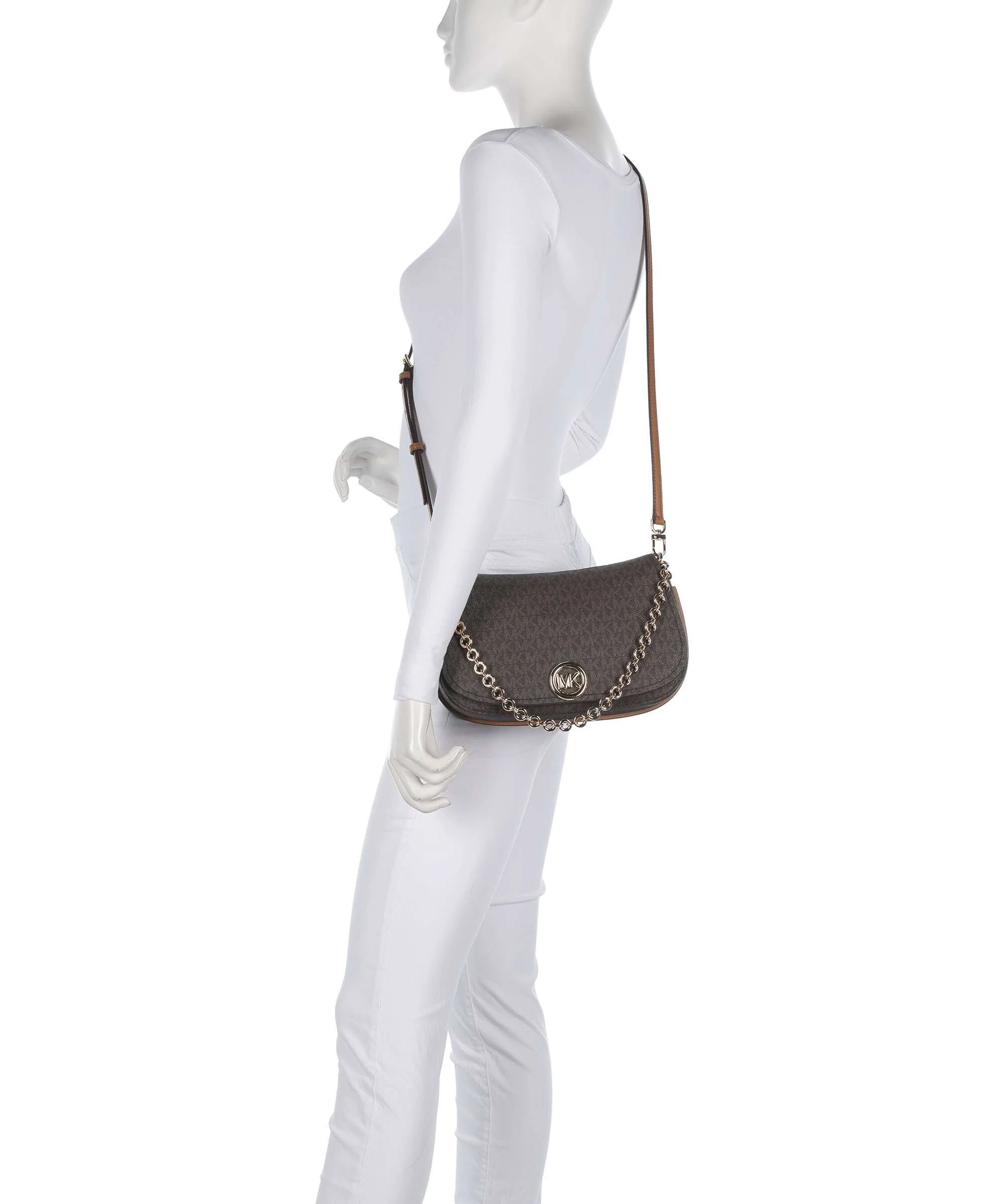 Michael Kors Nolita Medium Shoulder bag brown/acorn - Image 4